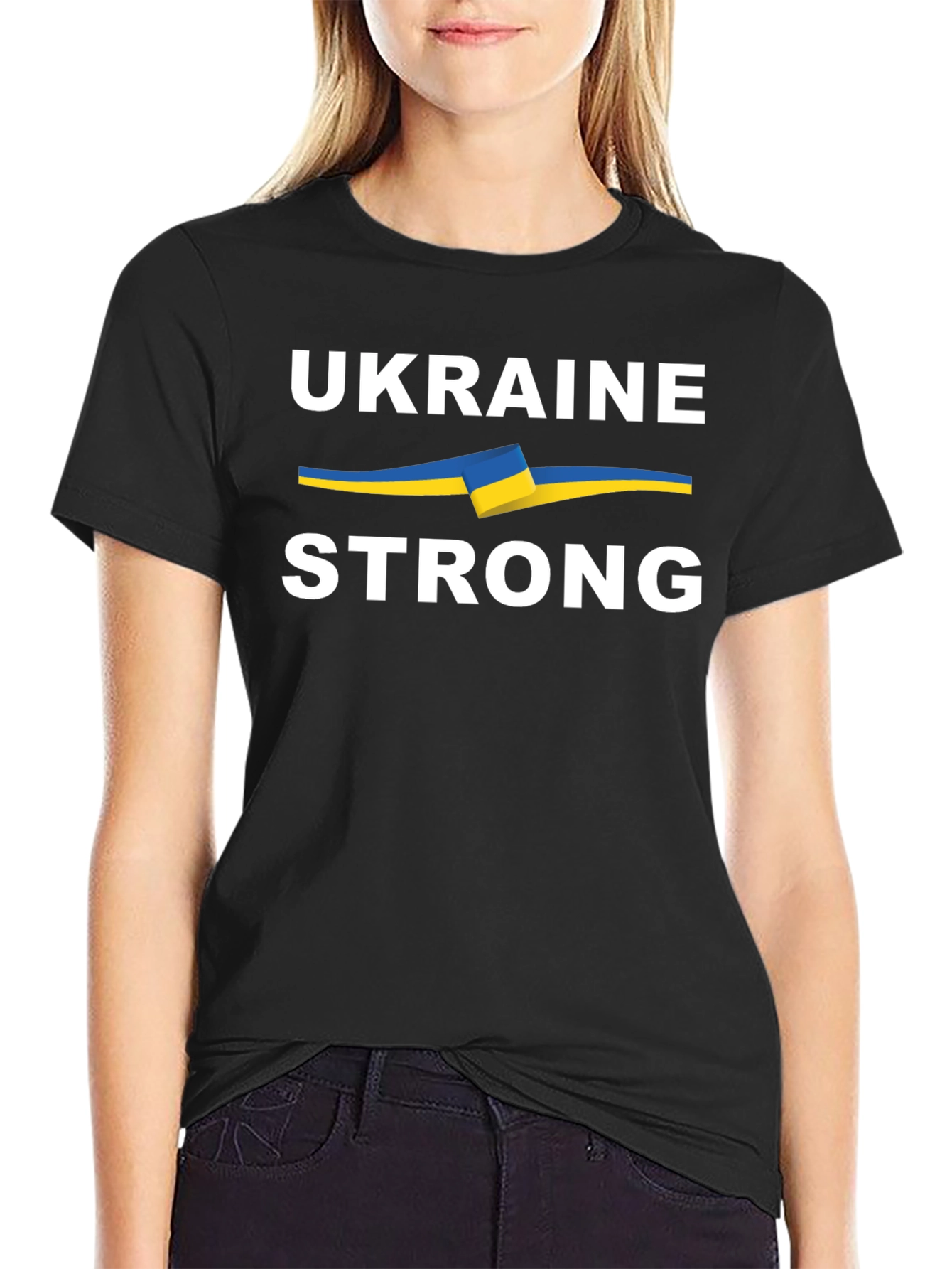 Ukraine Strong Black T-Shirt