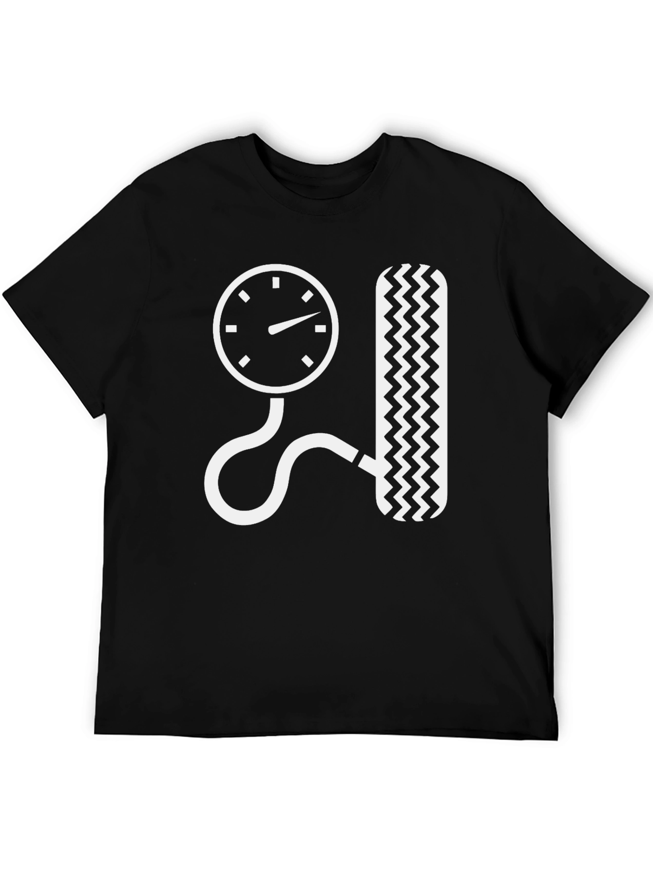 Tire Pressure Gauge Graphic Tee - Mechanic Shirt