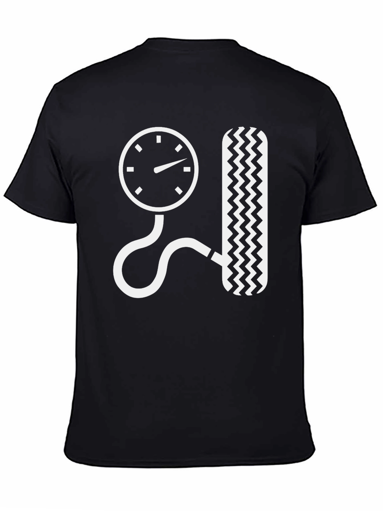 Tire Pressure Gauge Graphic Tee - Mechanic Shirt