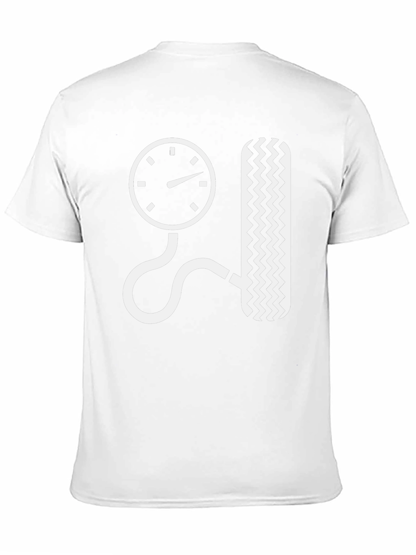 Tire Pressure Gauge Graphic Tee - Mechanic Shirt