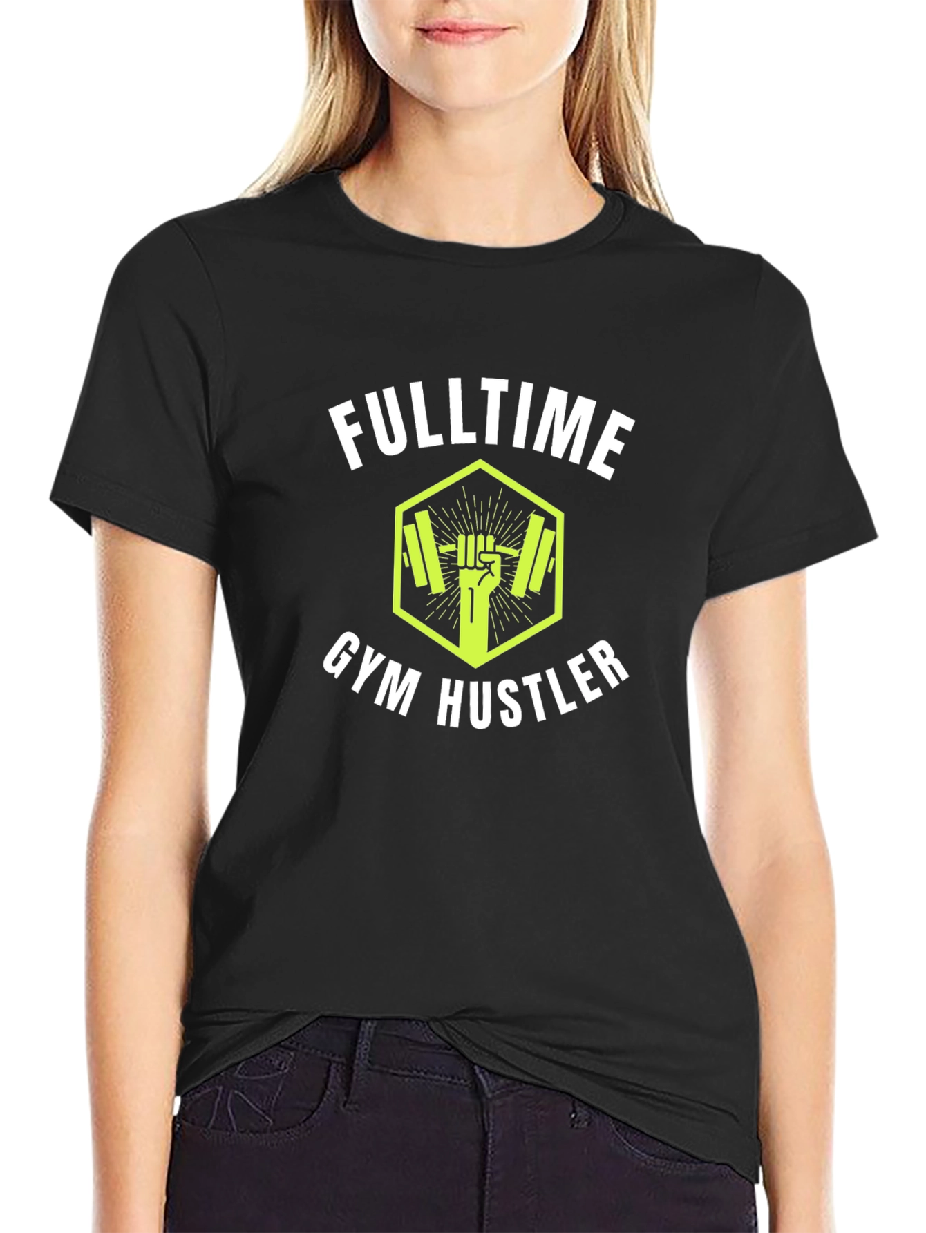 Fulltime Gym Hustler Black T-Shirt