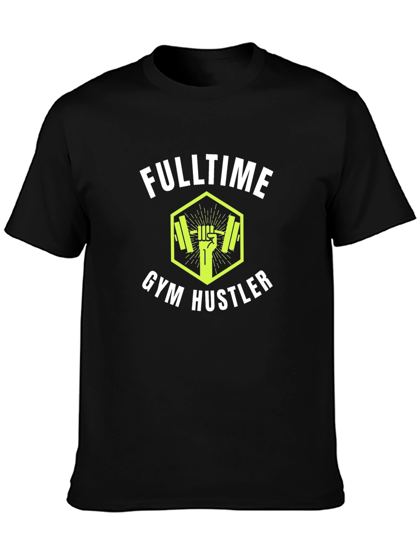 Fulltime Gym Hustler Black T-Shirt