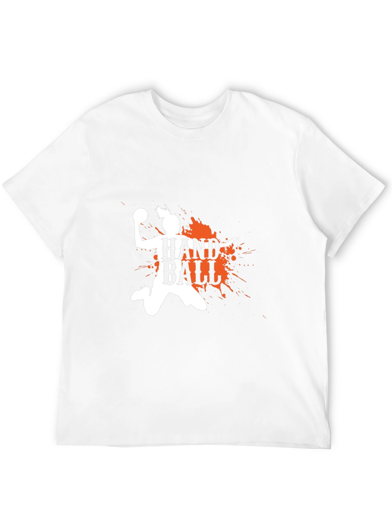 Handball Player Graphic Print T-Shirt