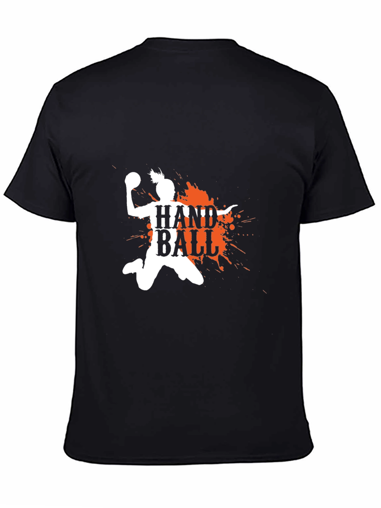 Handball Player Graphic Print T-Shirt