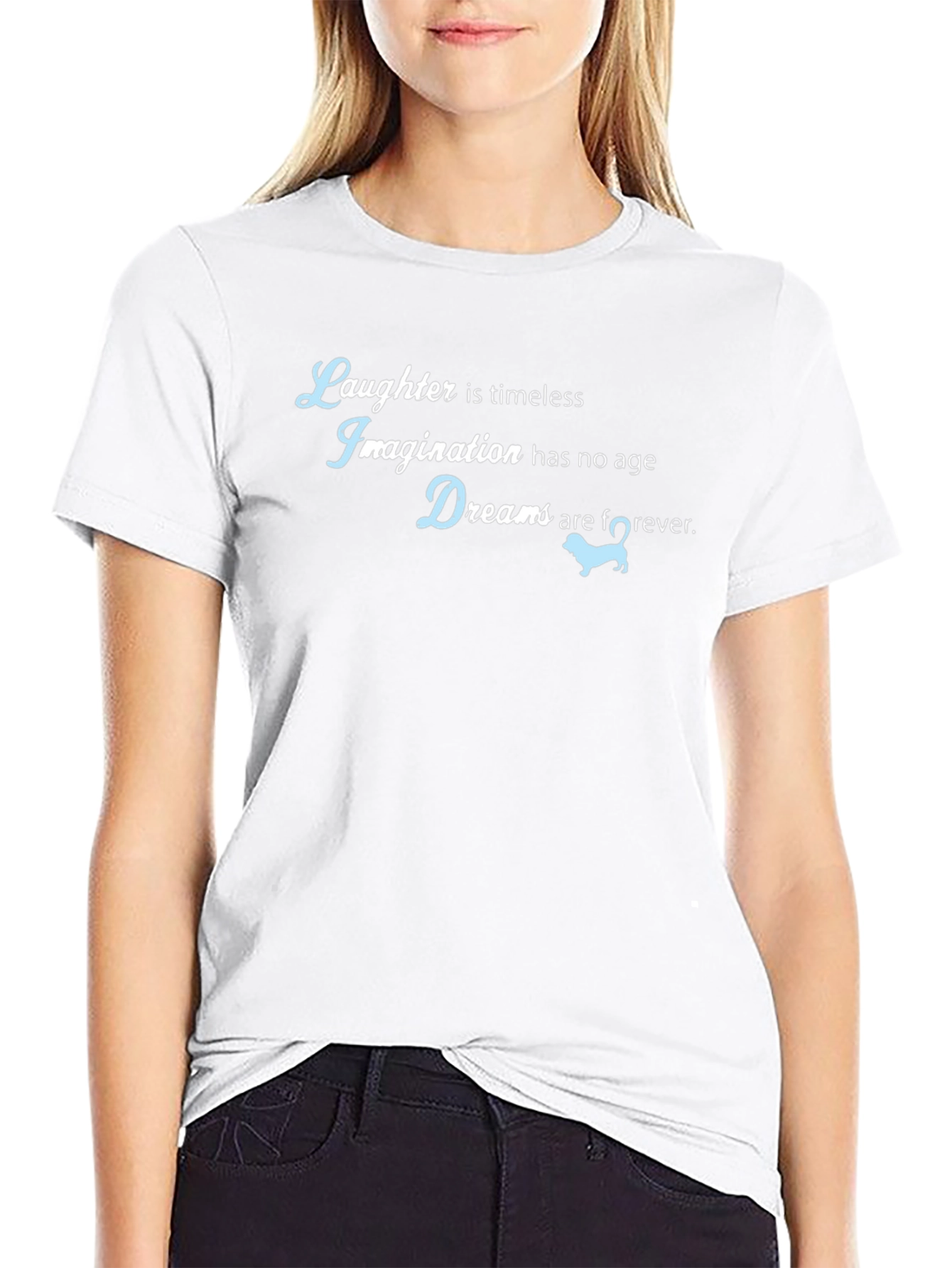 Laughter Imagination Dreams Mens Graphic Tee