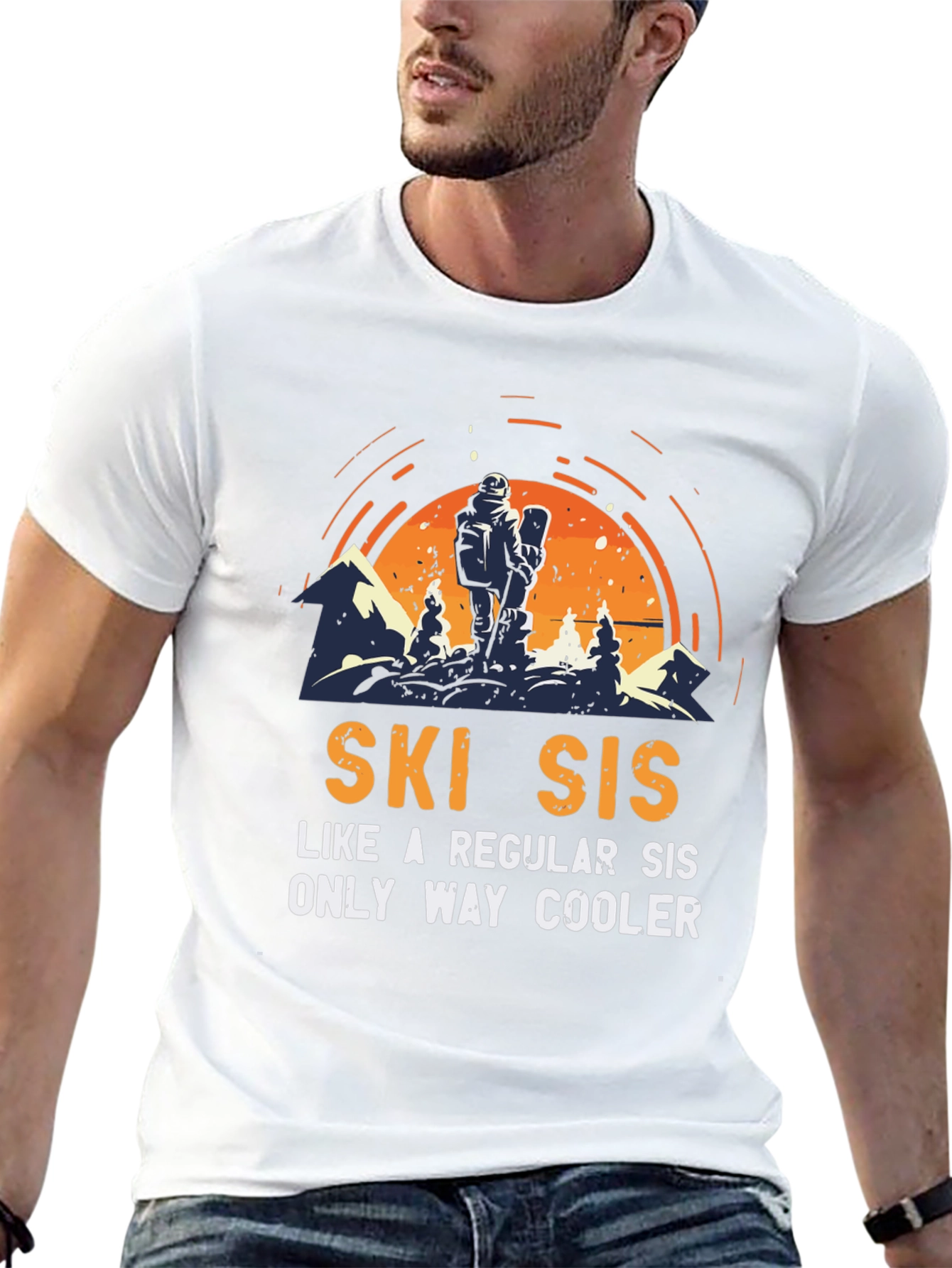 Ski Sis T-Shirt: Cool Sister Skiing Apparel