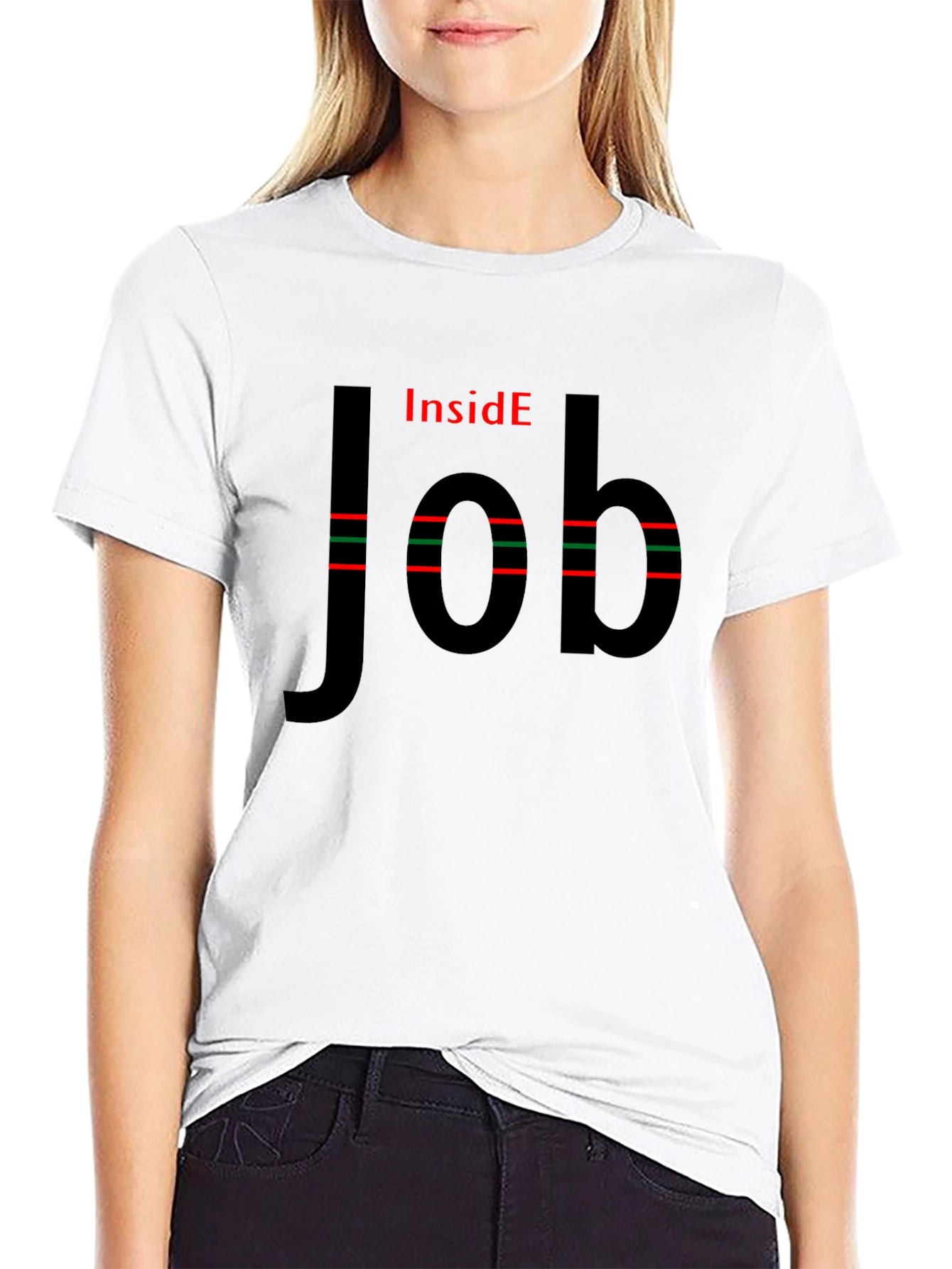 Inside Job Novelty T-Shirt - Unique Design