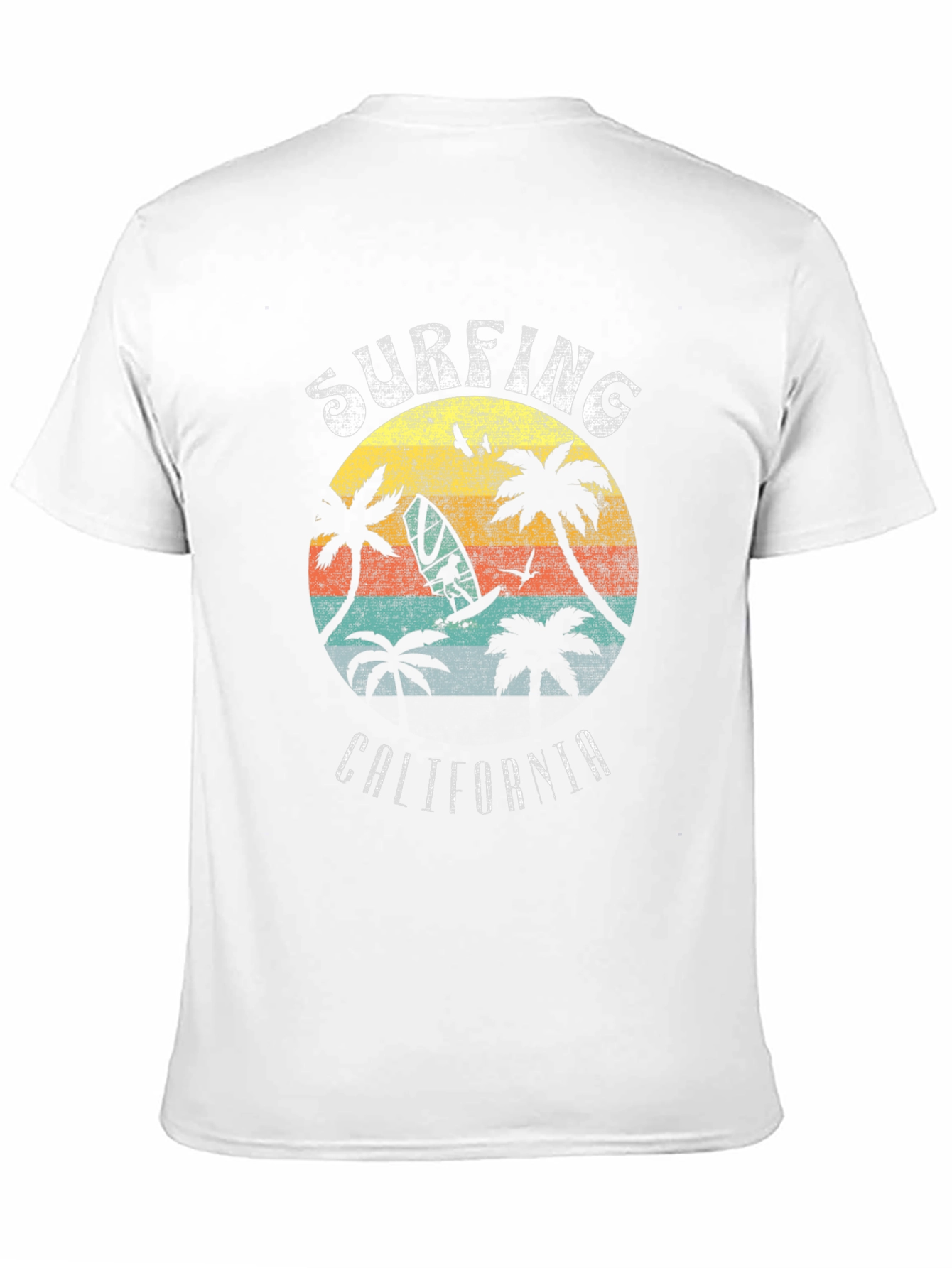 Surfing California T-Shirt - Retro Style