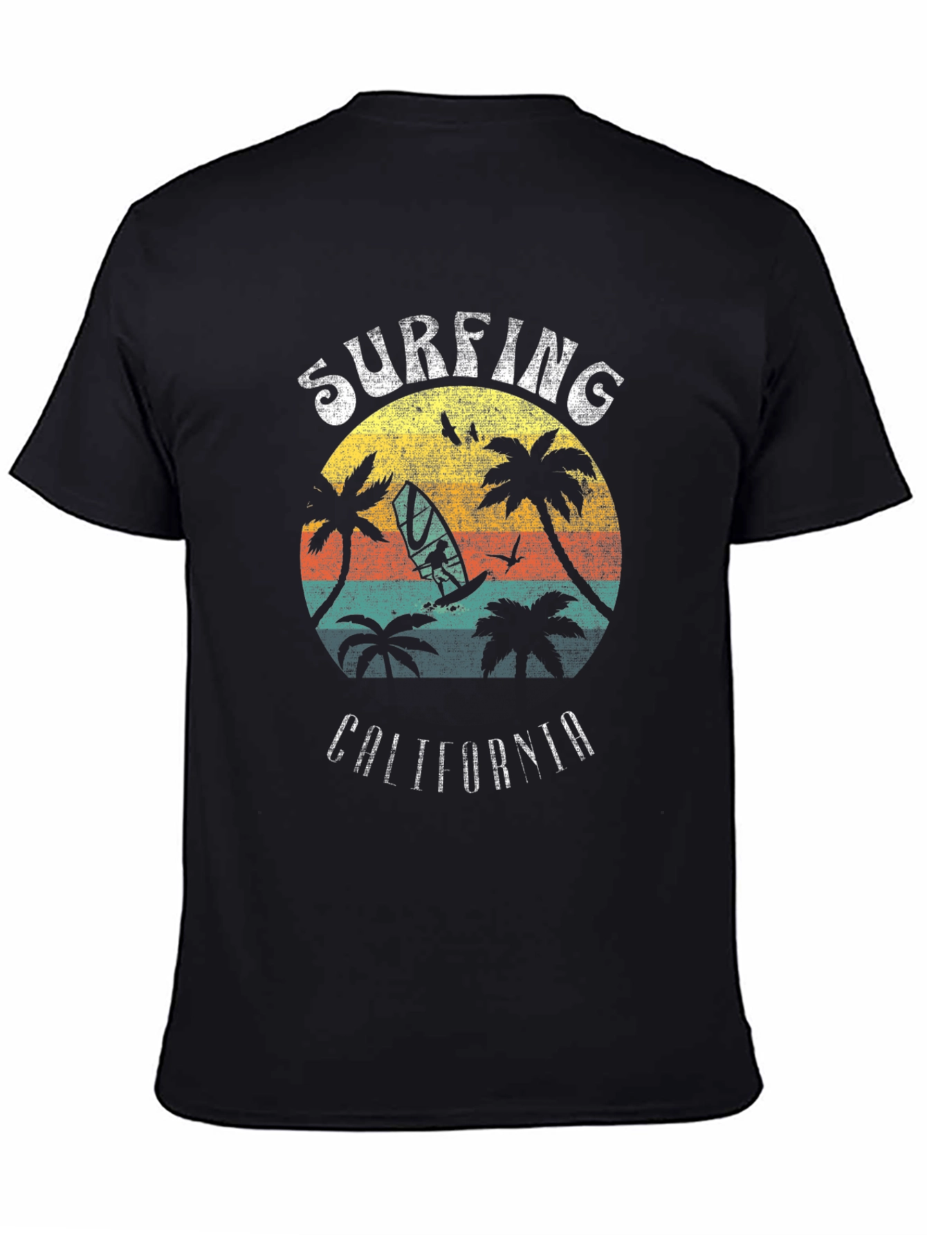 Surfing California T-Shirt - Retro Style