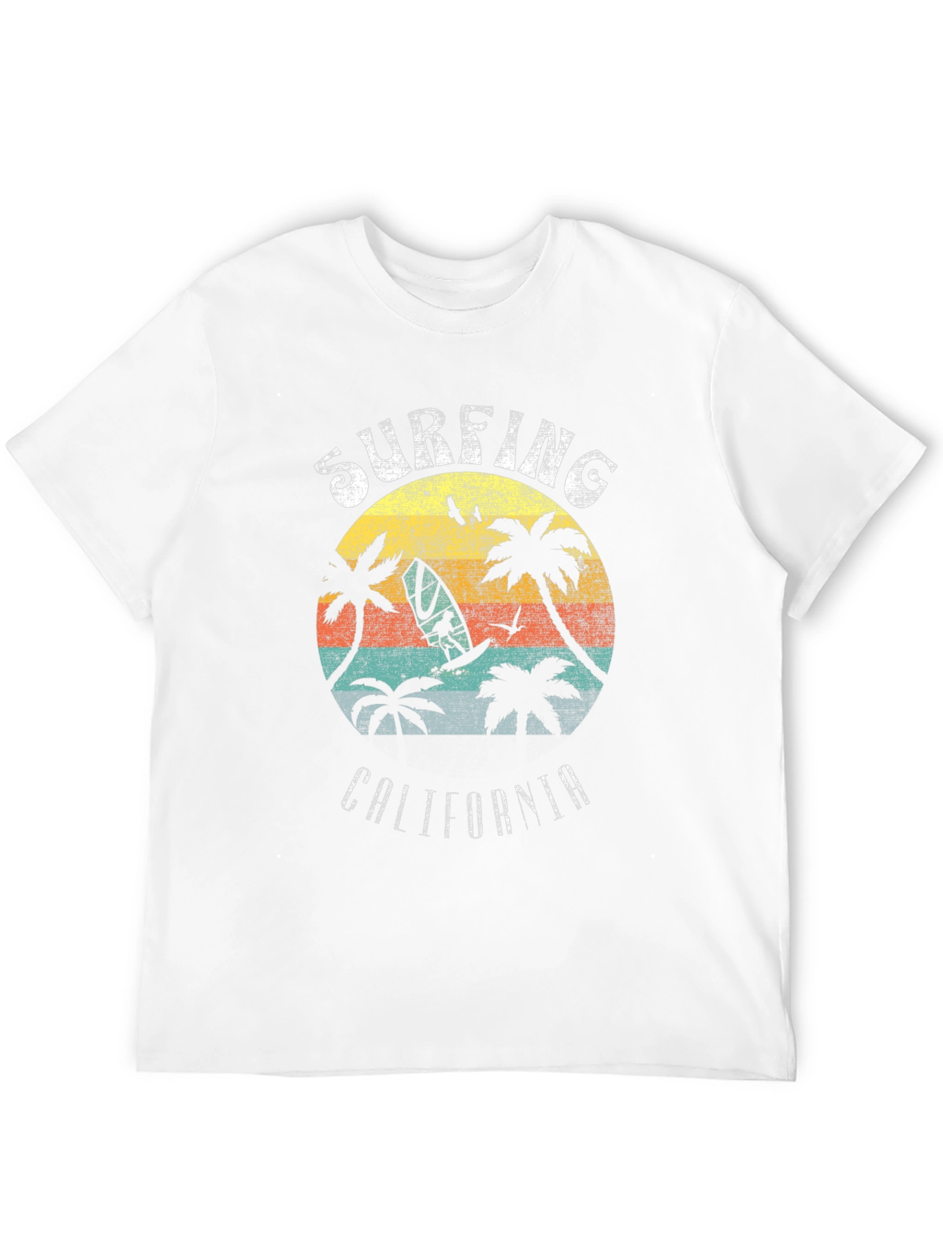 Surfing California T-Shirt - Retro Style