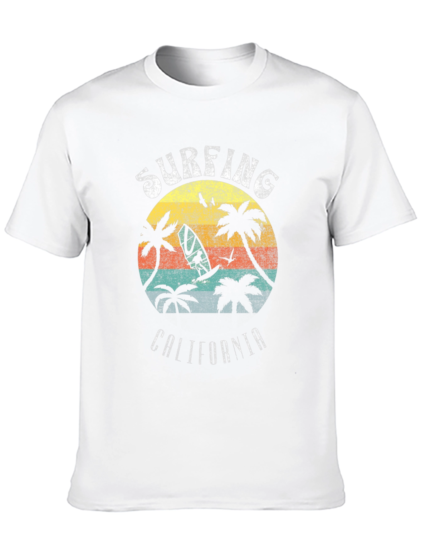 Surfing California T-Shirt - Retro Style