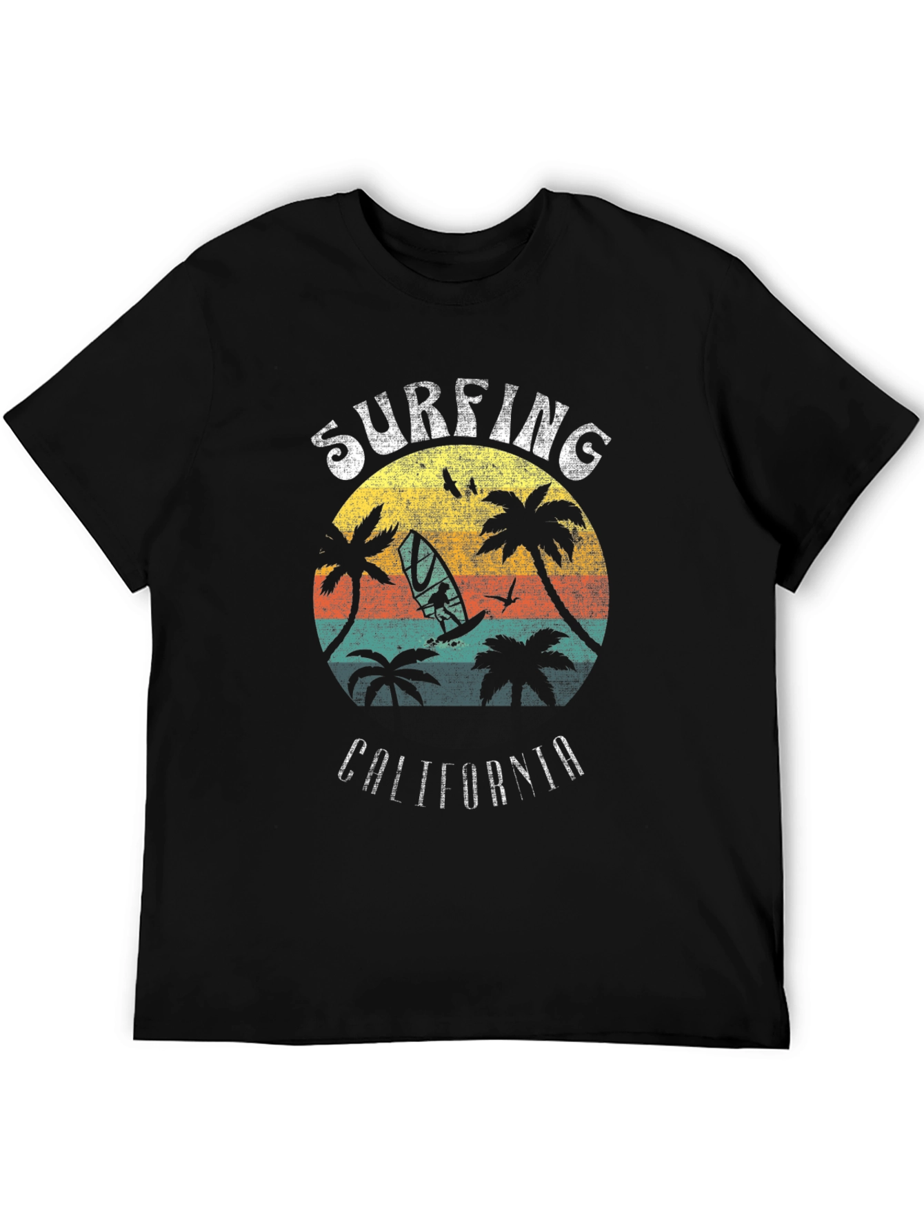 Surfing California T-Shirt - Retro Style