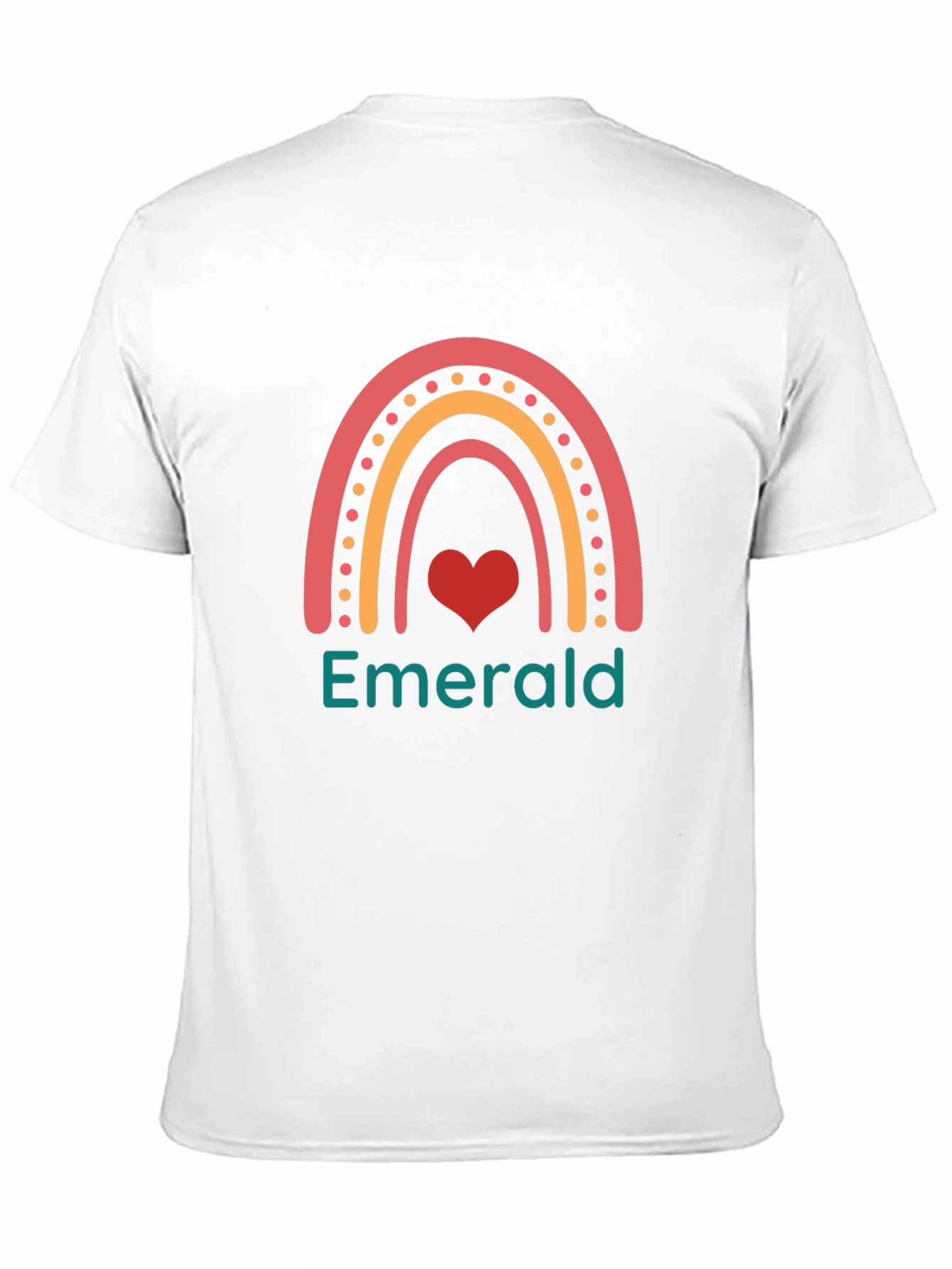 Emerald Heart Rainbow Graphic Tee