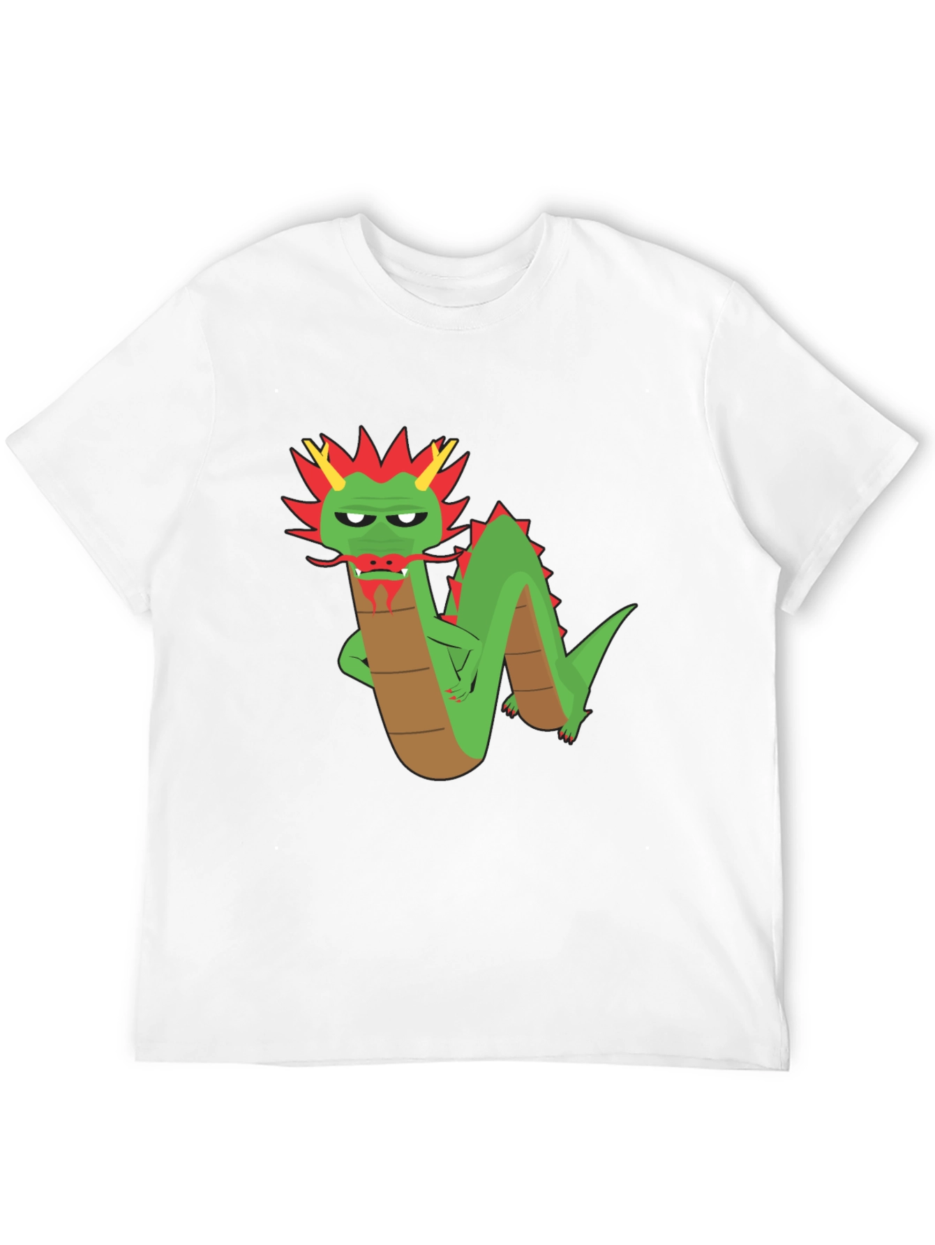 Cool Dragon Graphic T-Shirt - Black Cotton Tee