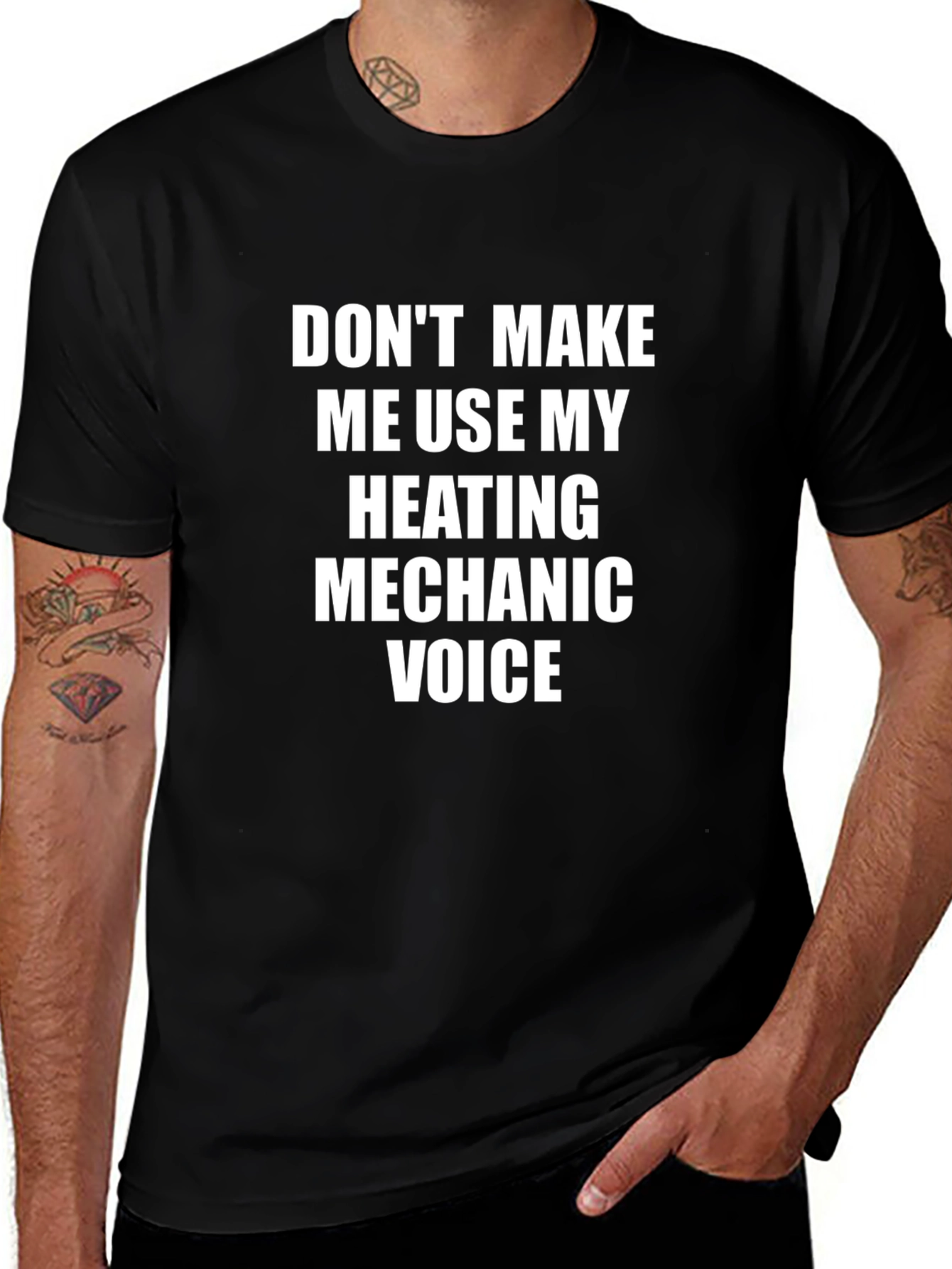 Heating Mechanic Voice T-Shirt - Funny Job Pride Tee