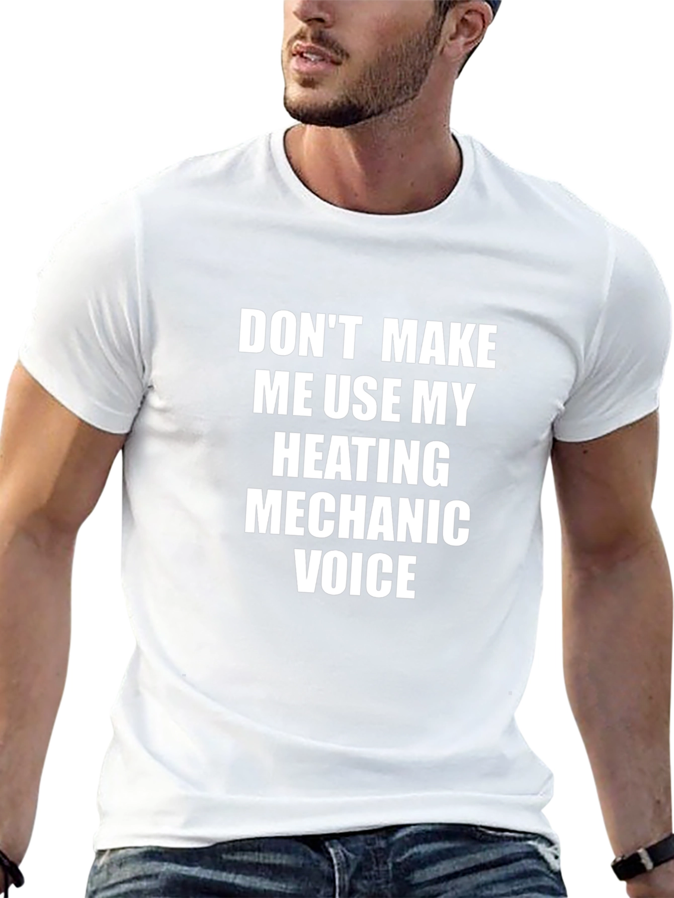 Heating Mechanic Voice T-Shirt - Funny Job Pride Tee
