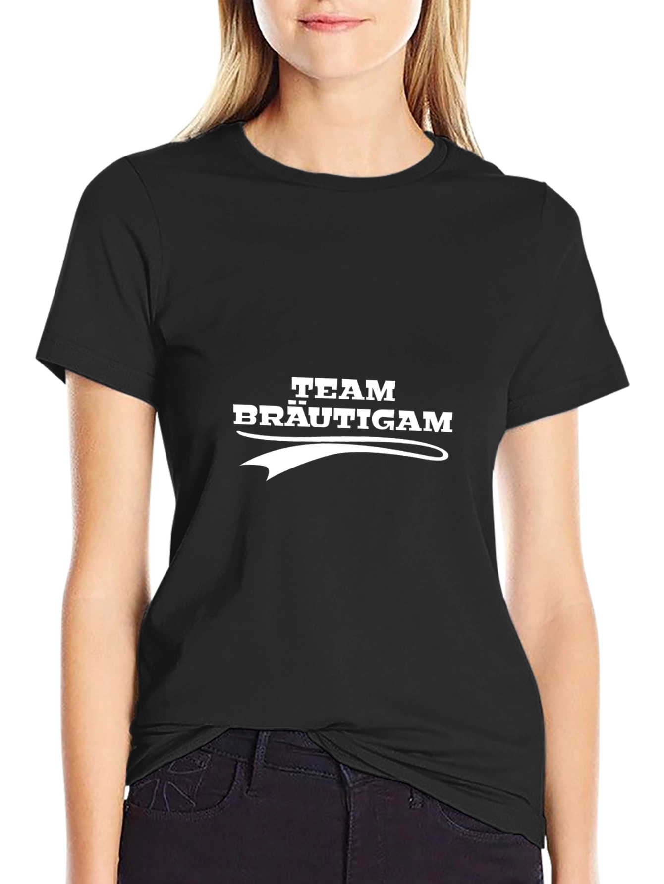 Team Bräutigam Black T-Shirt - Grooms Squad