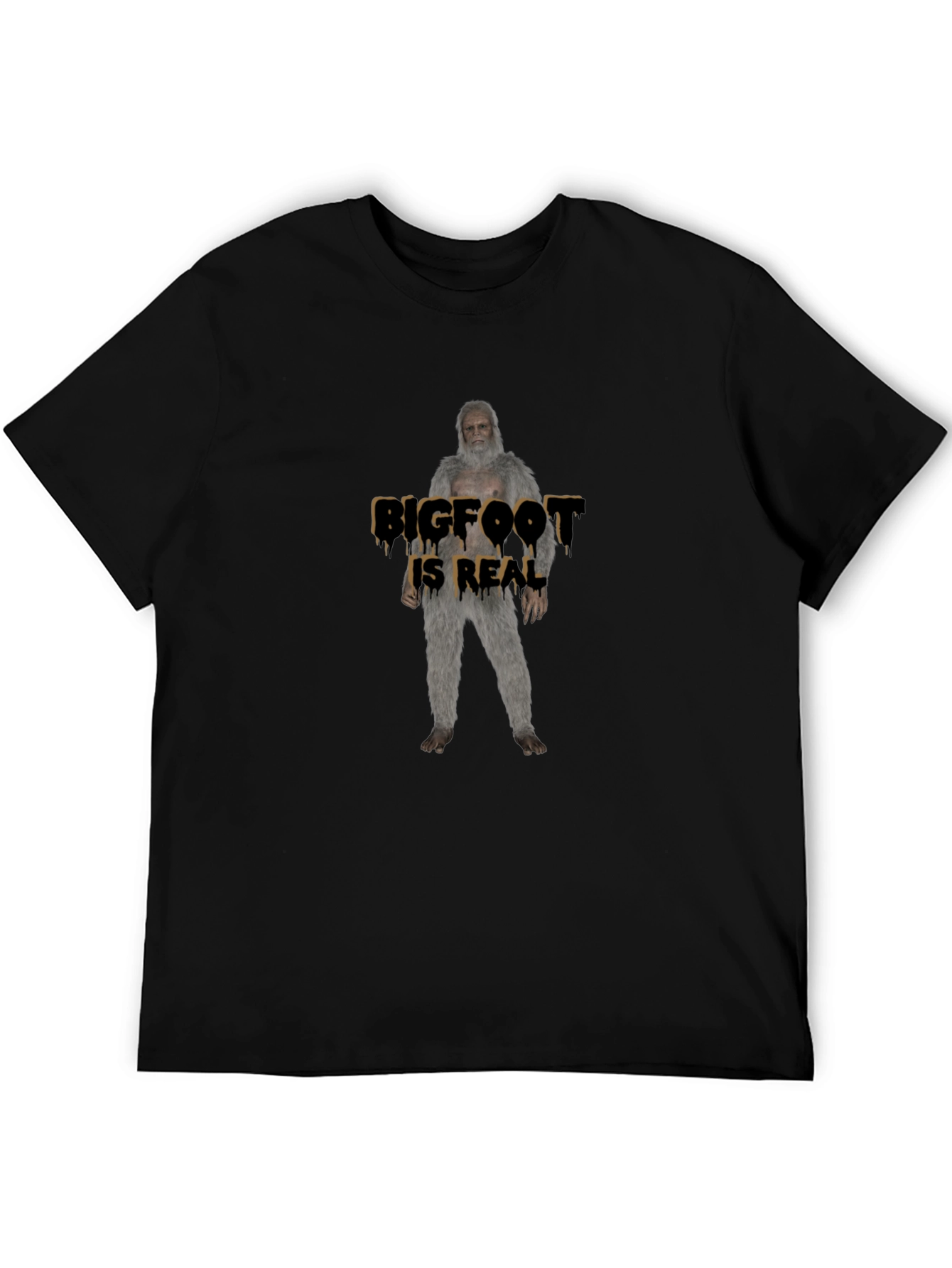 Bigfoot Is Real Mens Graphic Tee
