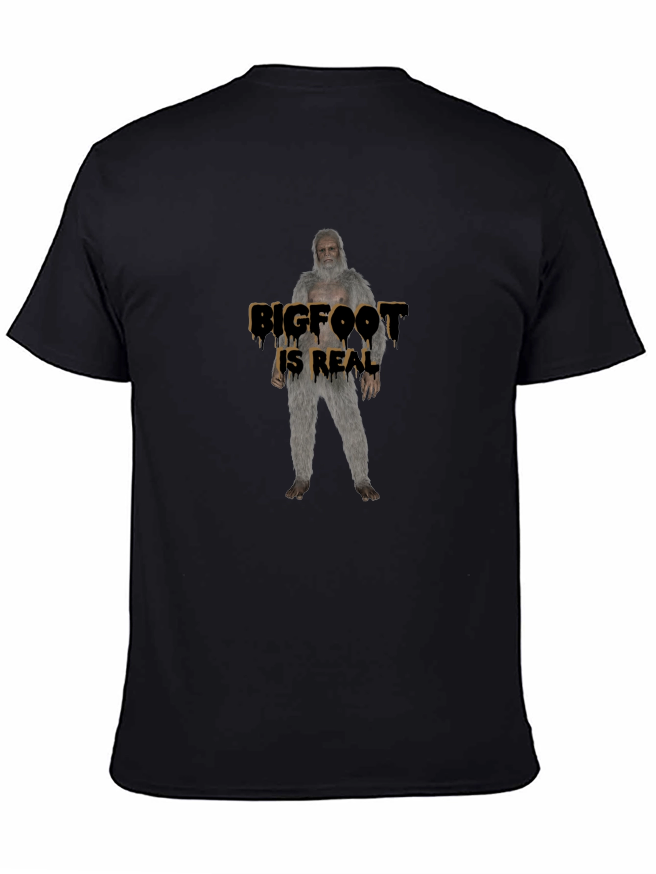 Bigfoot Is Real Mens Graphic Tee