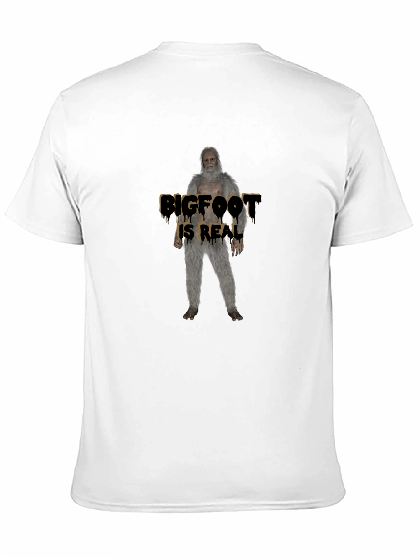 Bigfoot Is Real Mens Graphic Tee
