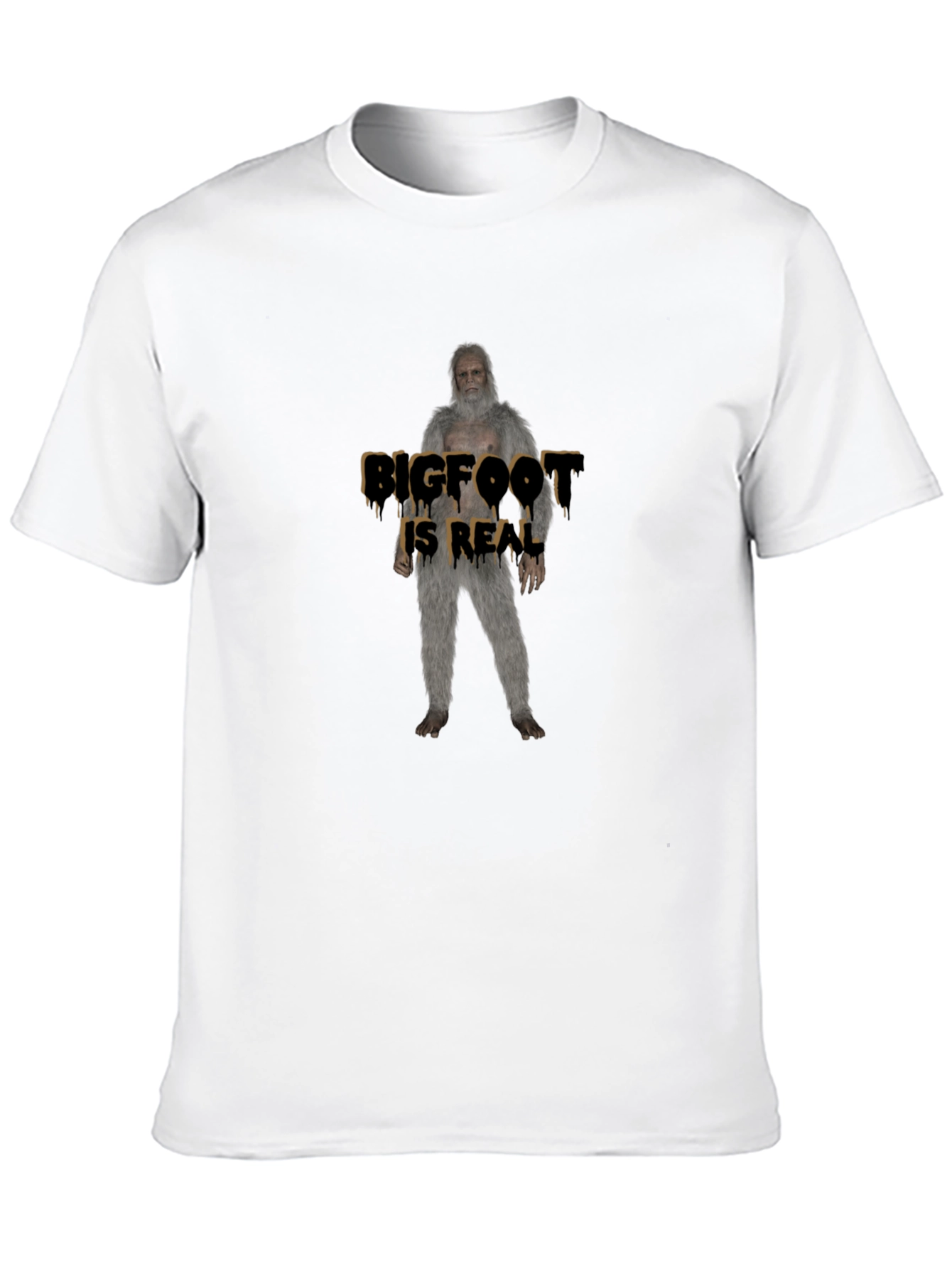 Bigfoot Is Real Mens Graphic Tee