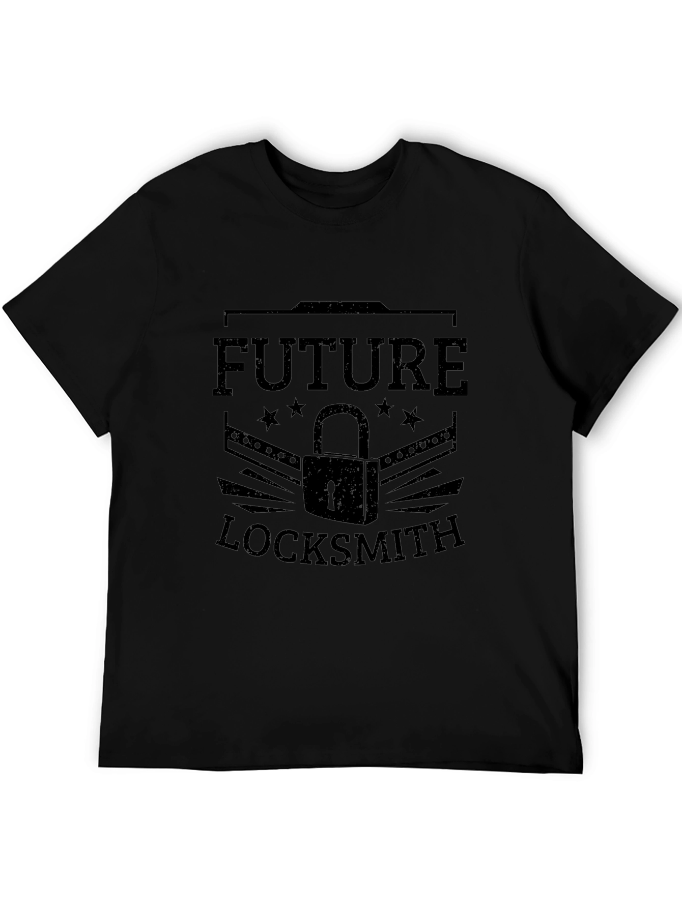 Future Locksmith T-Shirt Black Graphic Tee
