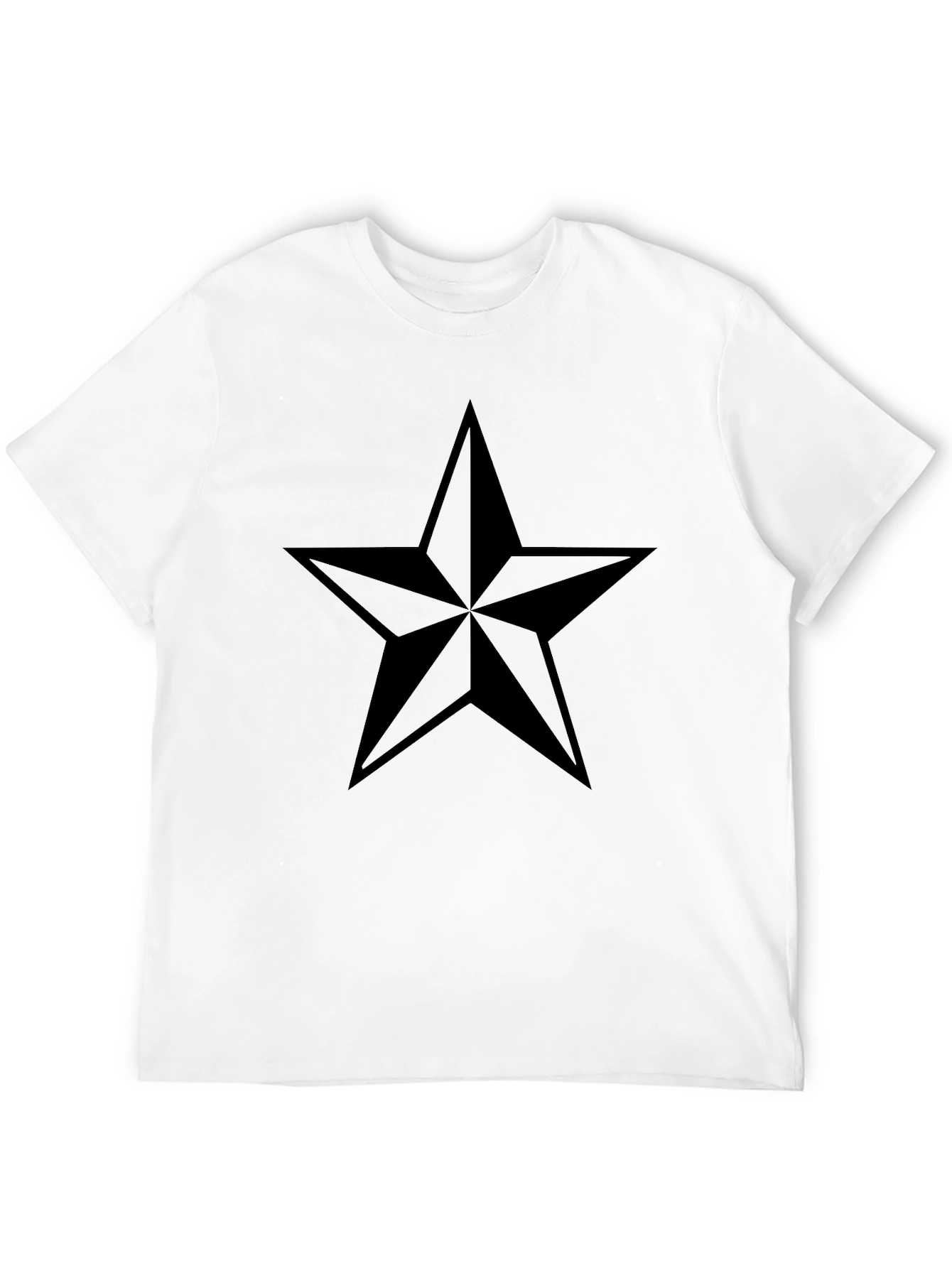 Black Star Graphic Tee - Modern Style