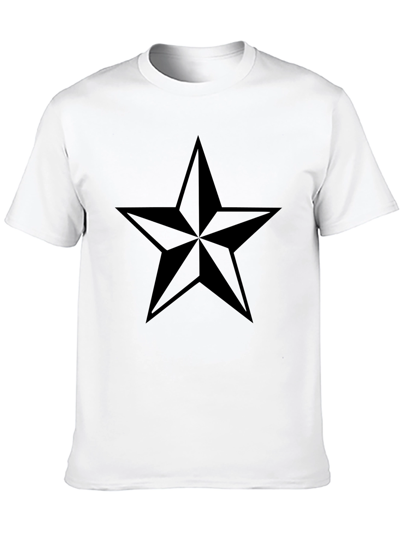 Black Star Graphic Tee - Modern Style