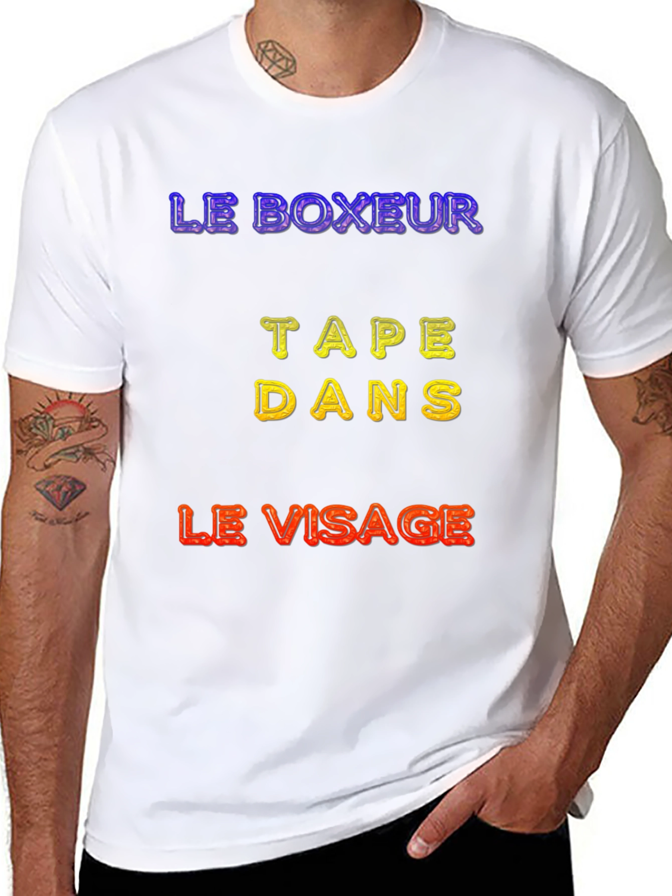 Funny French Boxer Punch T-Shirt