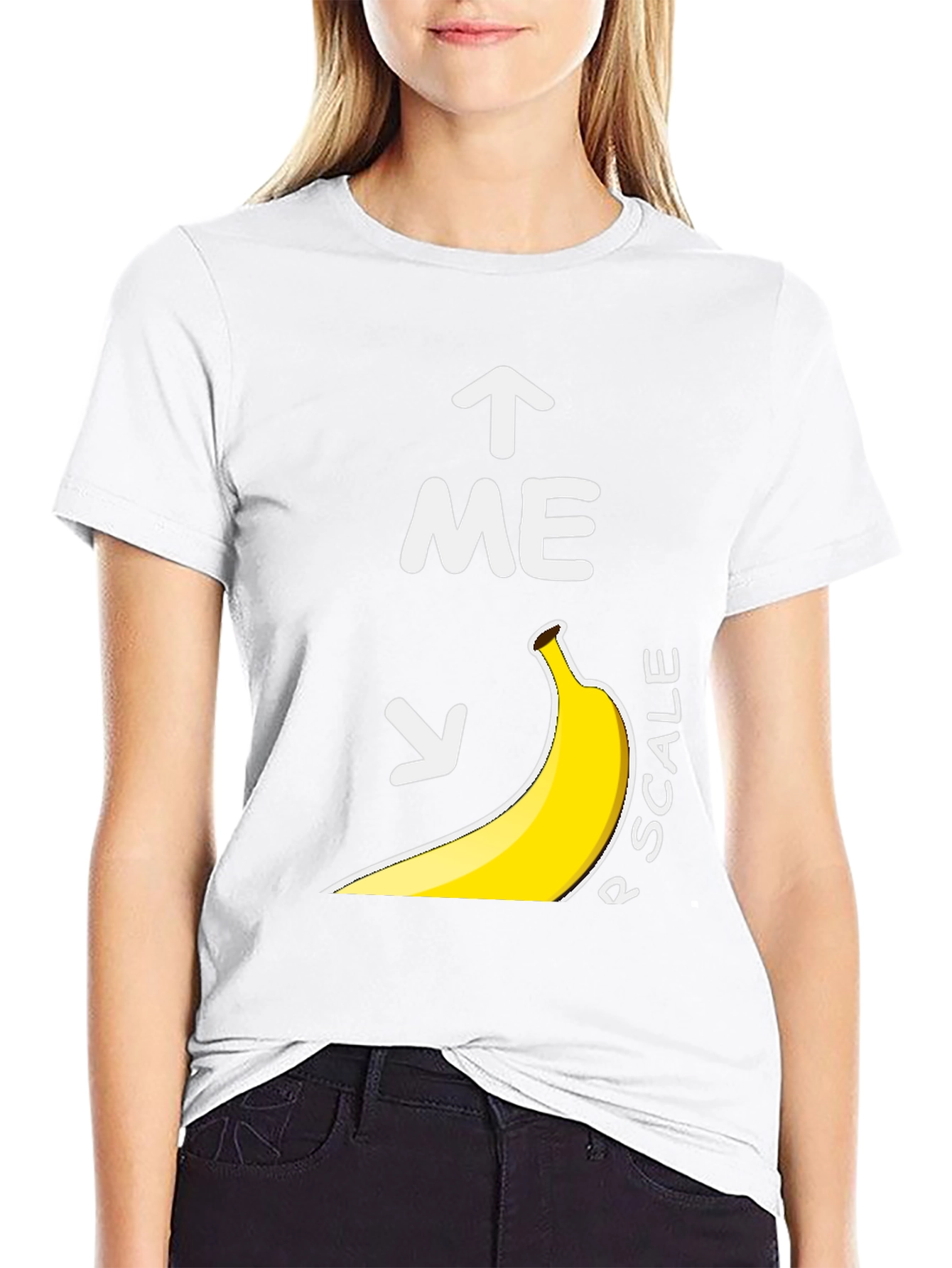 Banana Scale T-Shirt - Funny Graphic Tee