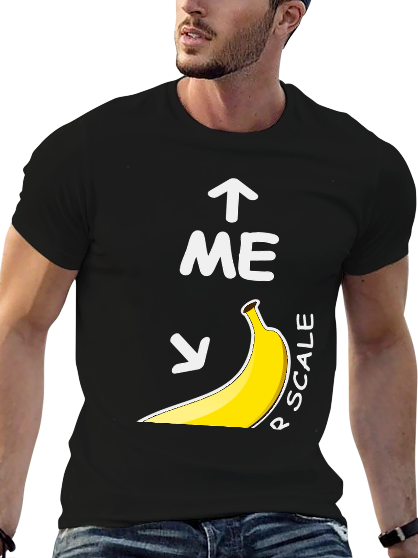 Banana Scale T-Shirt - Funny Graphic Tee