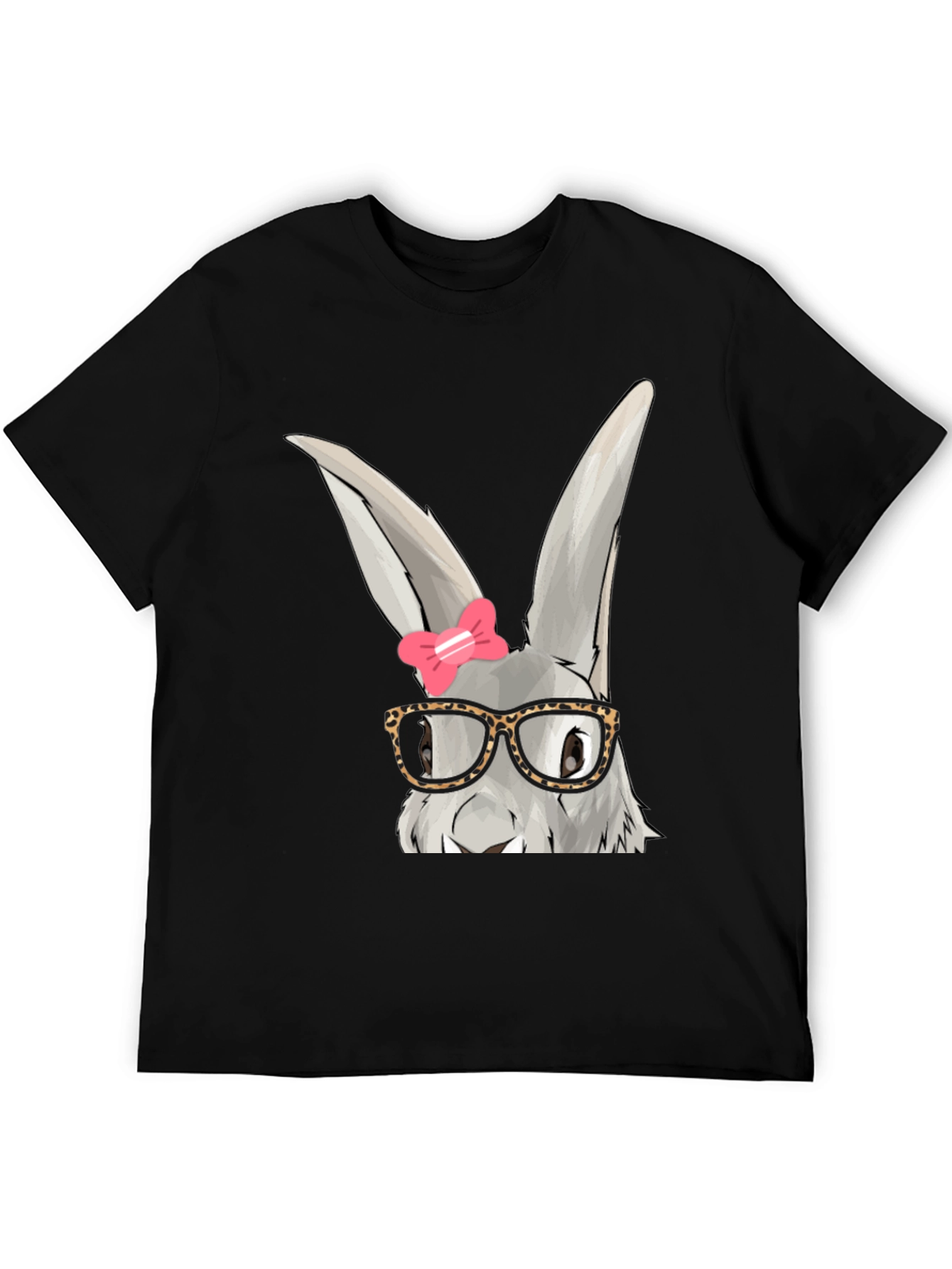 Cute Bunny with Glasses T-Shirt - Fun Easter Apparel
