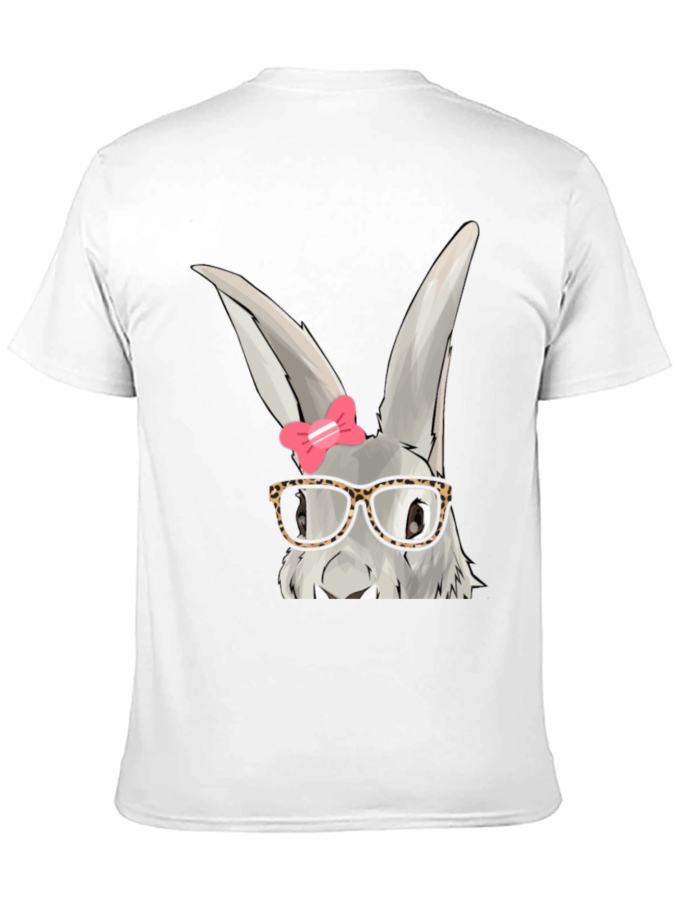 Cute Bunny with Glasses T-Shirt - Fun Easter Apparel