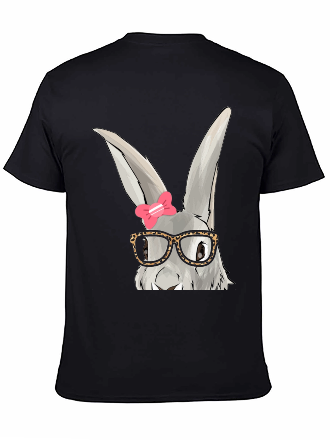 Cute Bunny with Glasses T-Shirt - Fun Easter Apparel