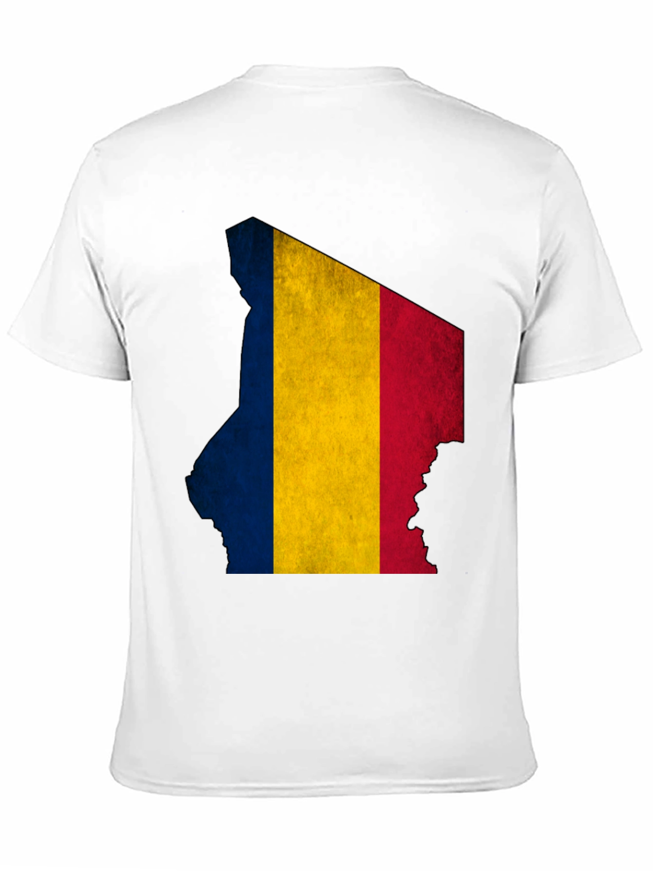 Chad Flag Map T-Shirt - Patriotic Pride