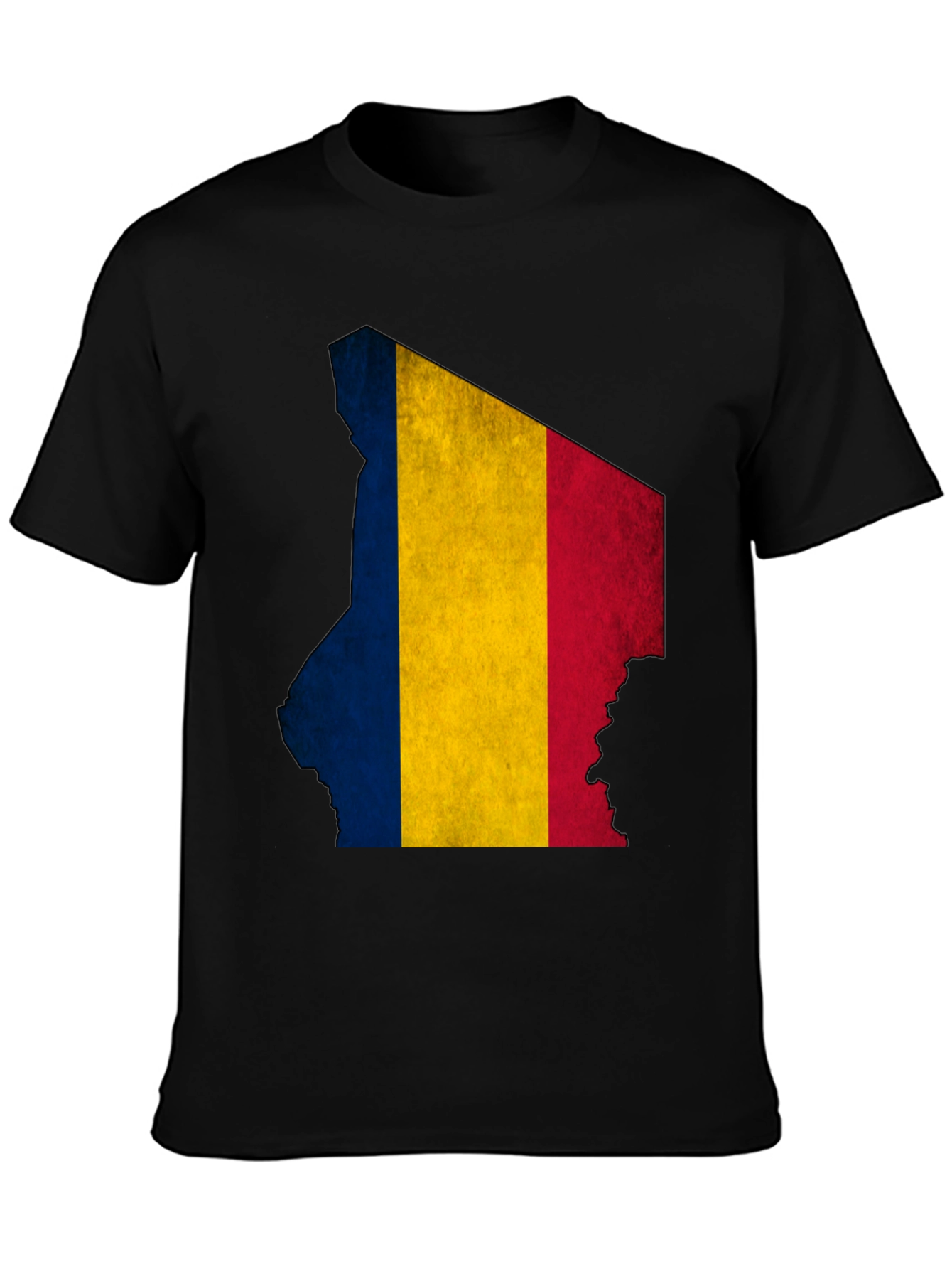 Chad Flag Map T-Shirt - Patriotic Pride
