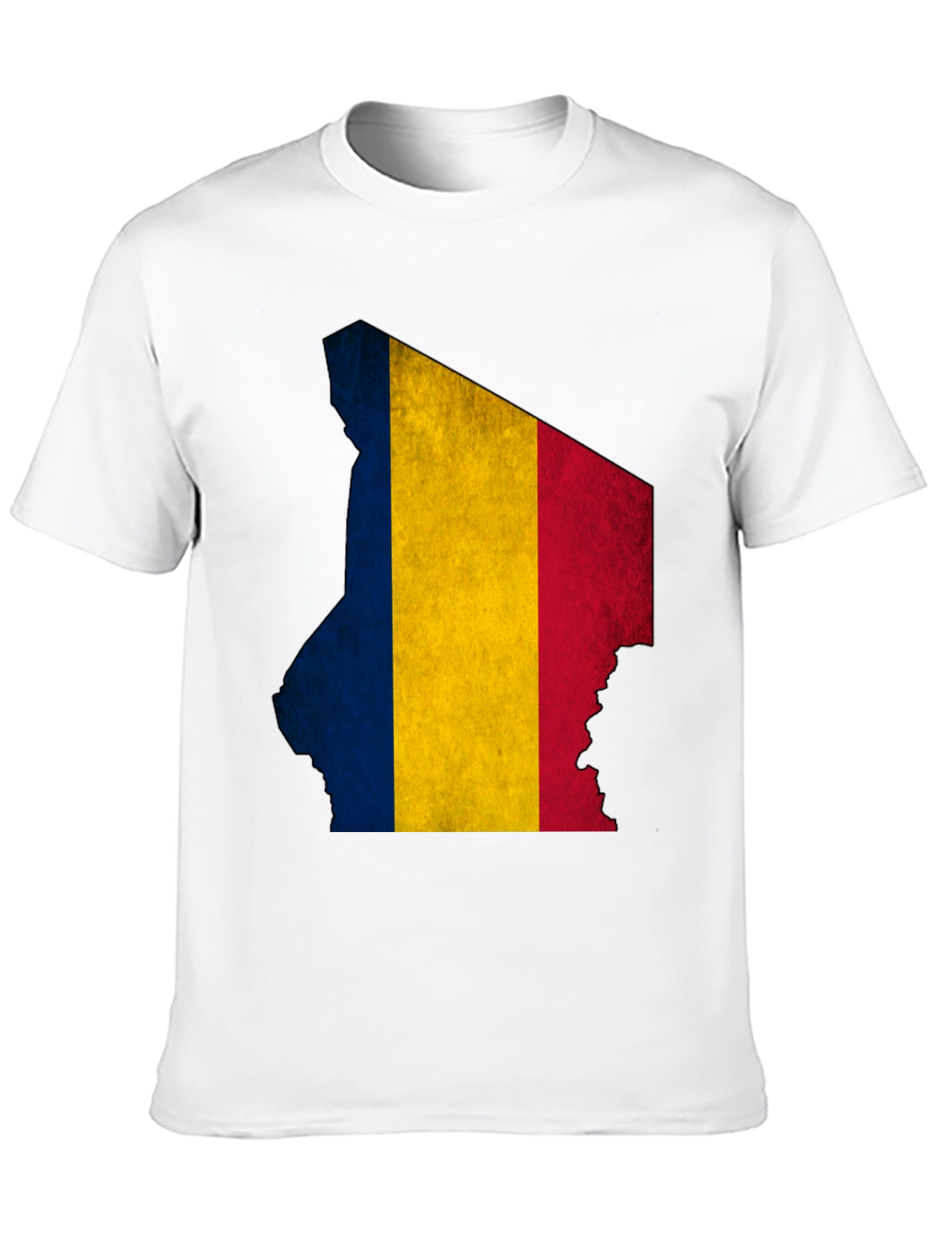 Chad Flag Map T-Shirt - Patriotic Pride
