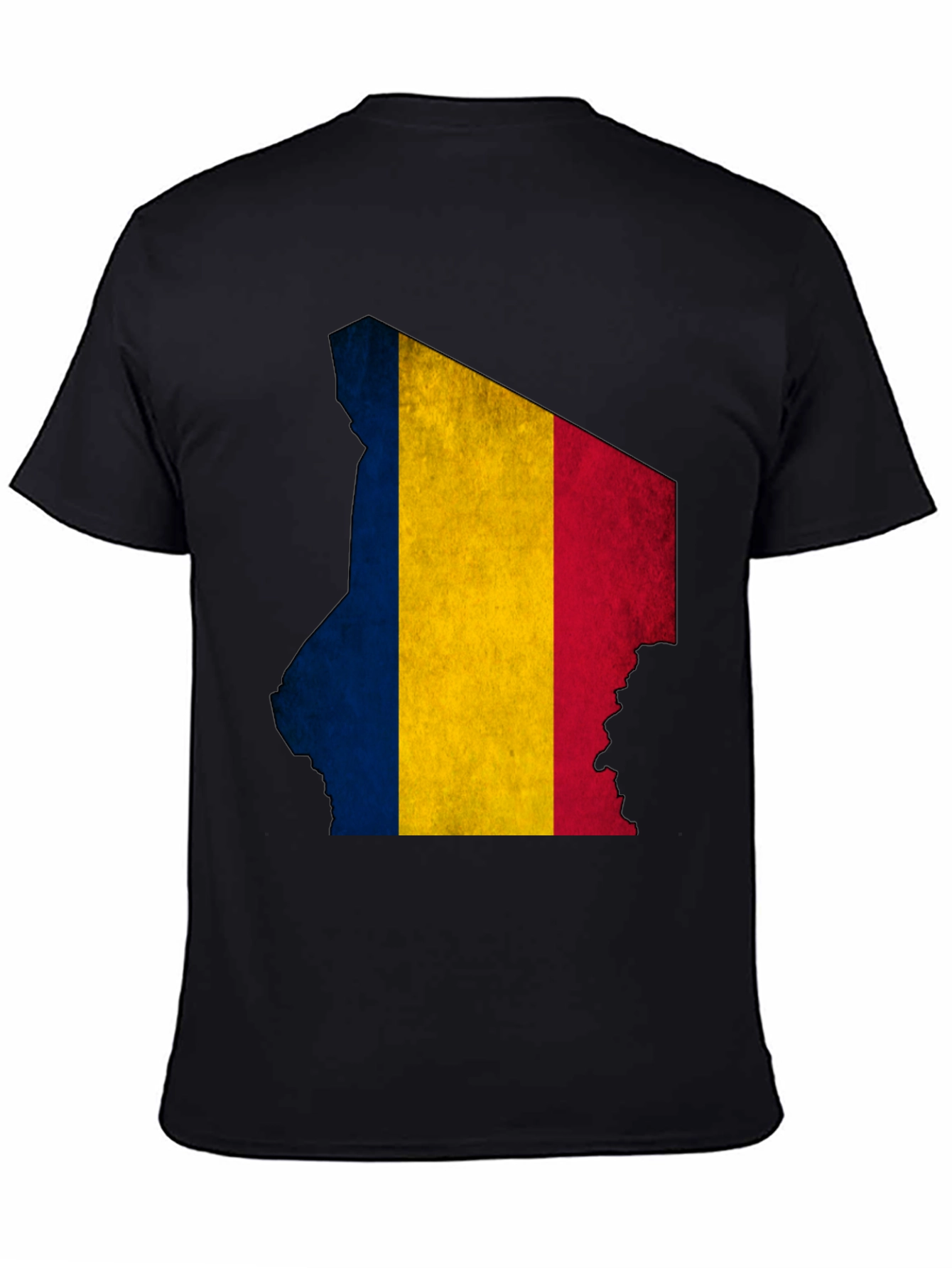 Chad Flag Map T-Shirt - Patriotic Pride