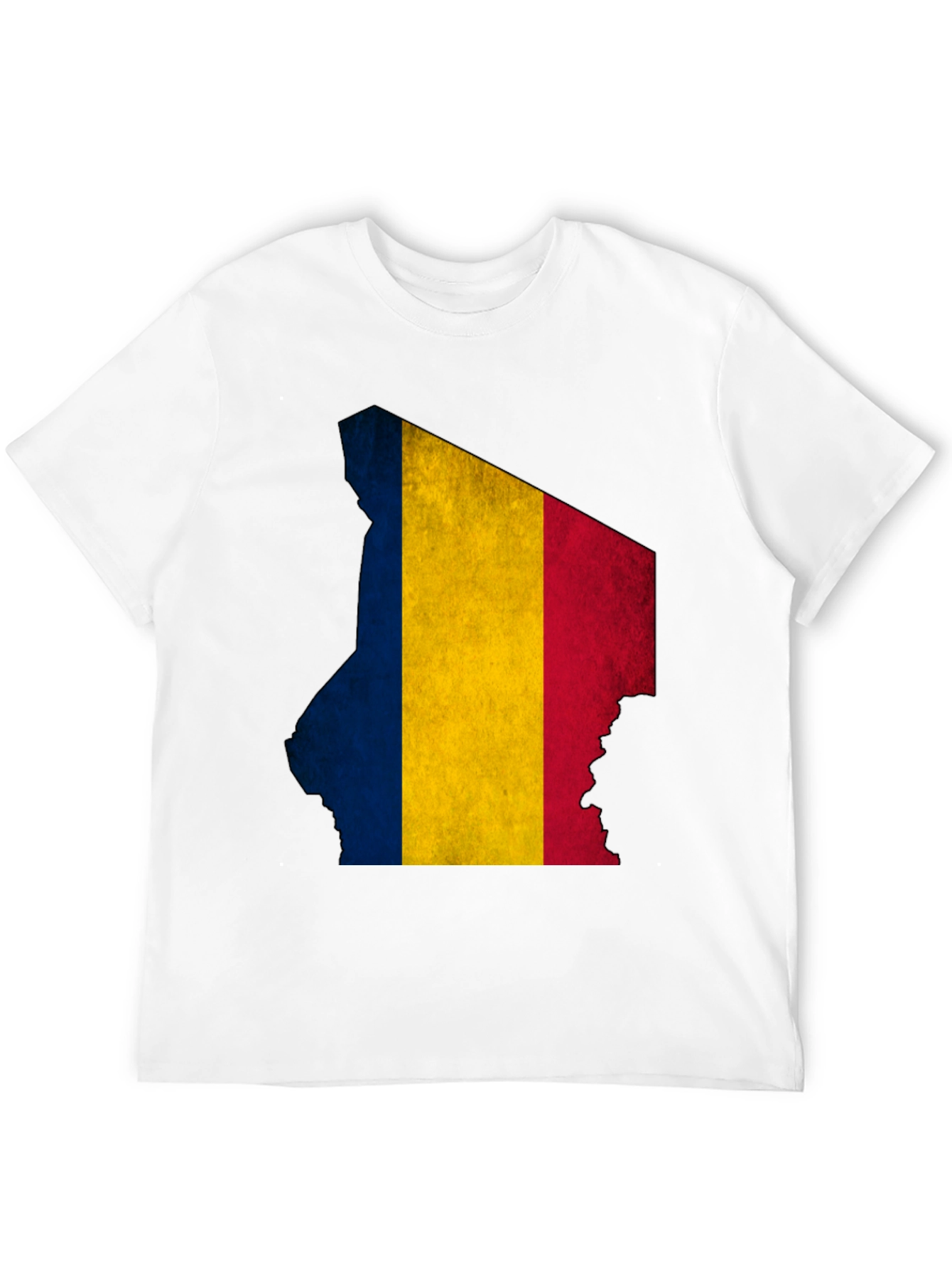 Chad Flag Map T-Shirt - Patriotic Pride
