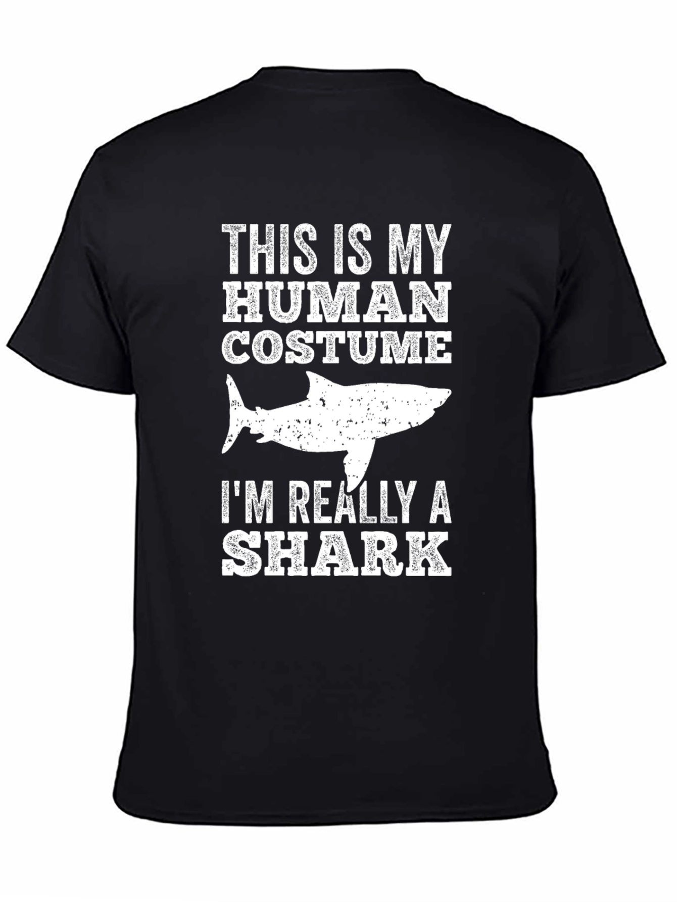 Human Costume Shark T-Shirt - Funny Graphic Tee