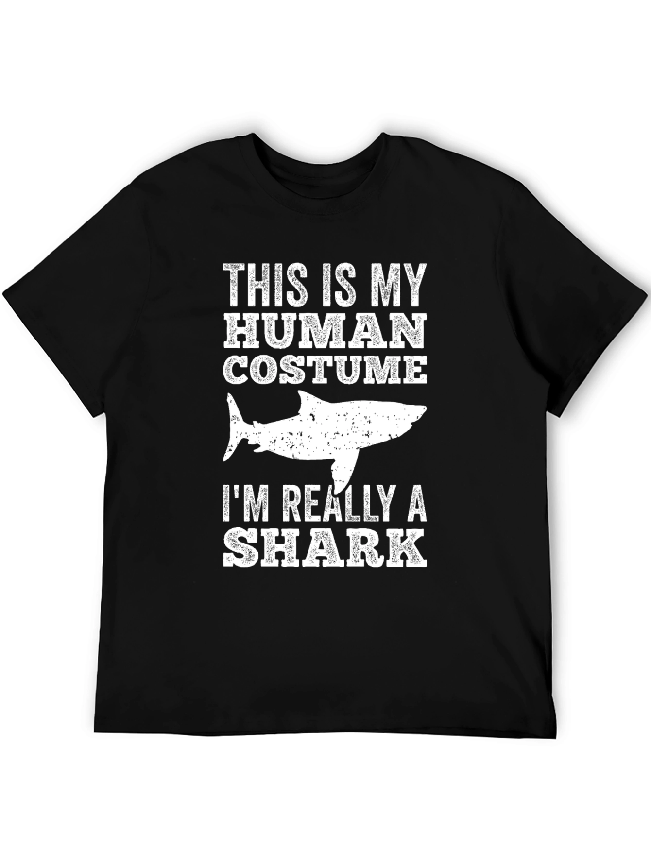 Human Costume Shark T-Shirt - Funny Graphic Tee
