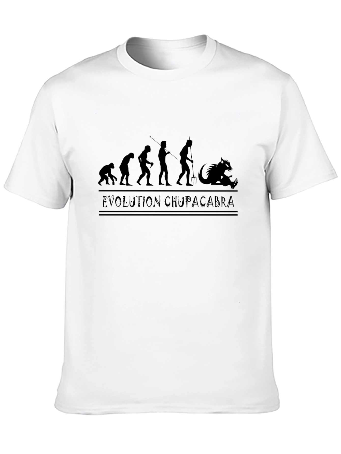 Evolution Chupacabra T-Shirt Funny Cryptozoology Tee