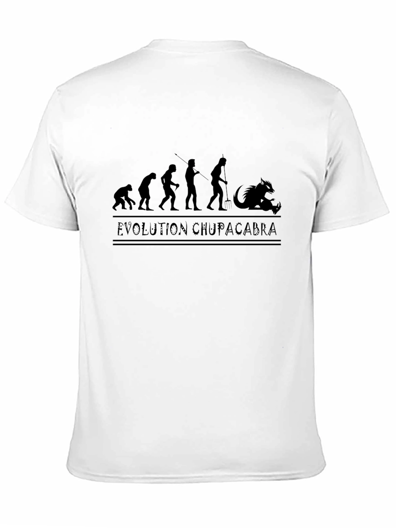 Evolution Chupacabra T-Shirt Funny Cryptozoology Tee