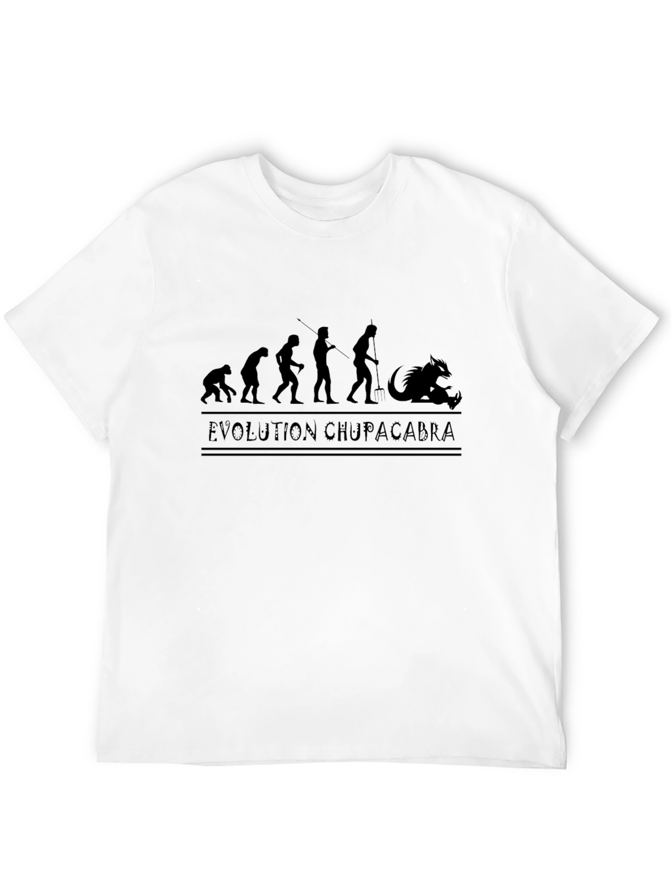 Evolution Chupacabra T-Shirt Funny Cryptozoology Tee