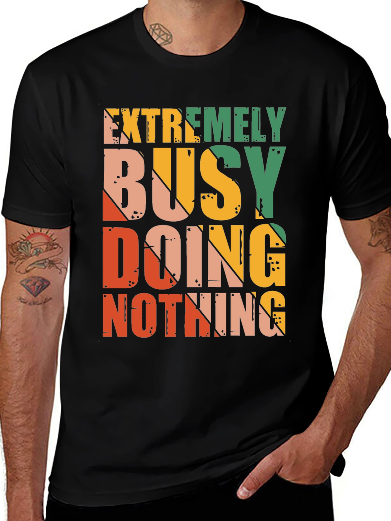 Extremely Busy Doing Nothing Graphic Tee