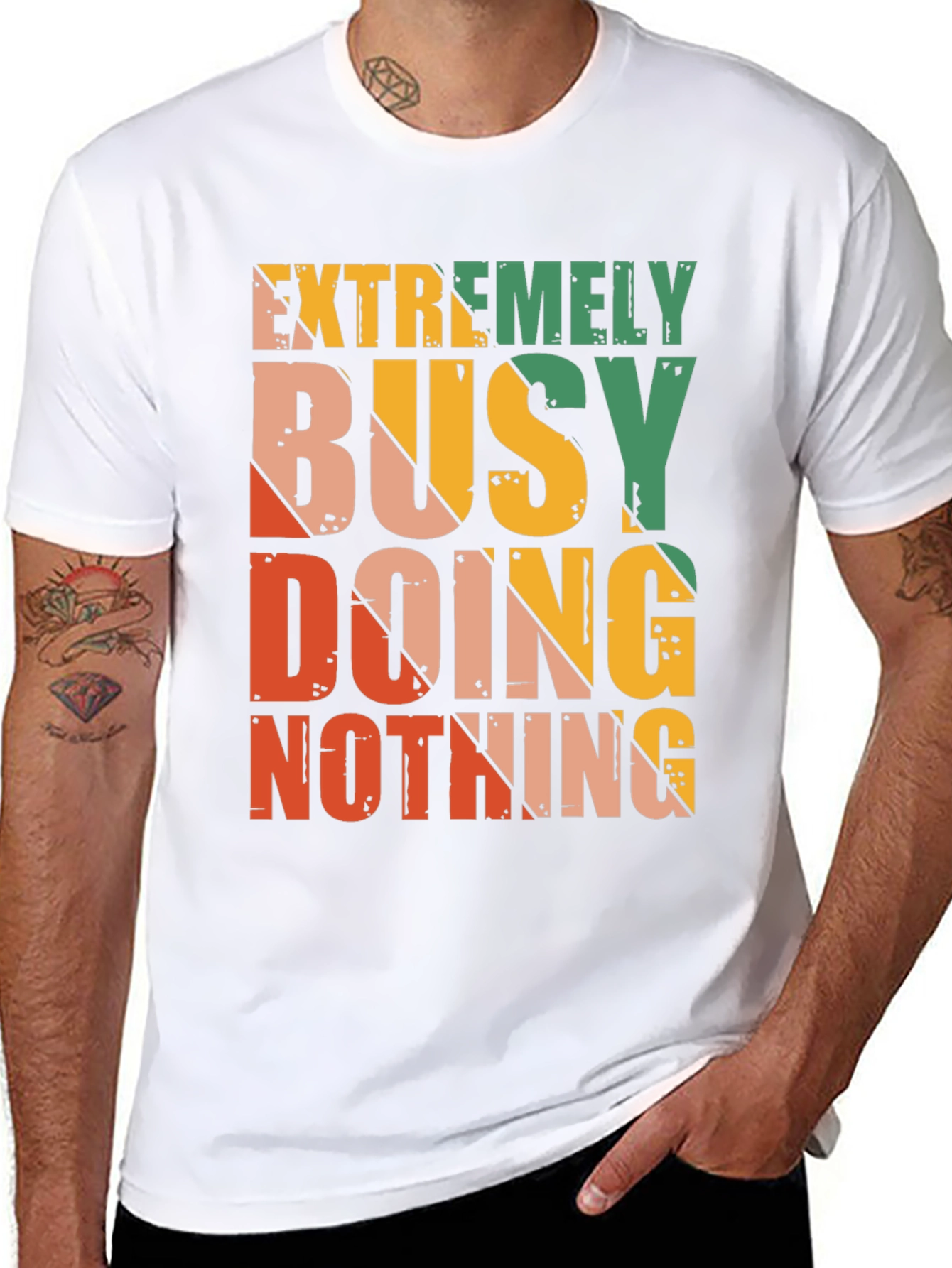 Extremely Busy Doing Nothing Graphic Tee