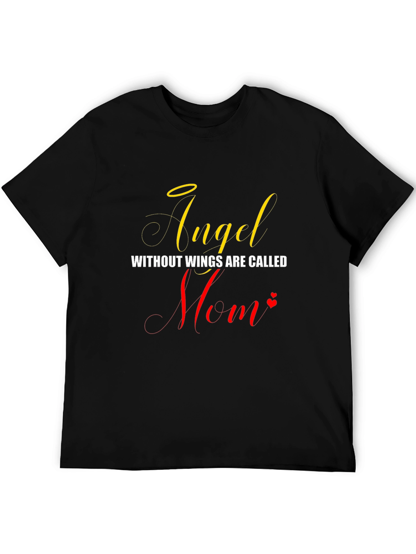 Angel Mom Graphic T-Shirt