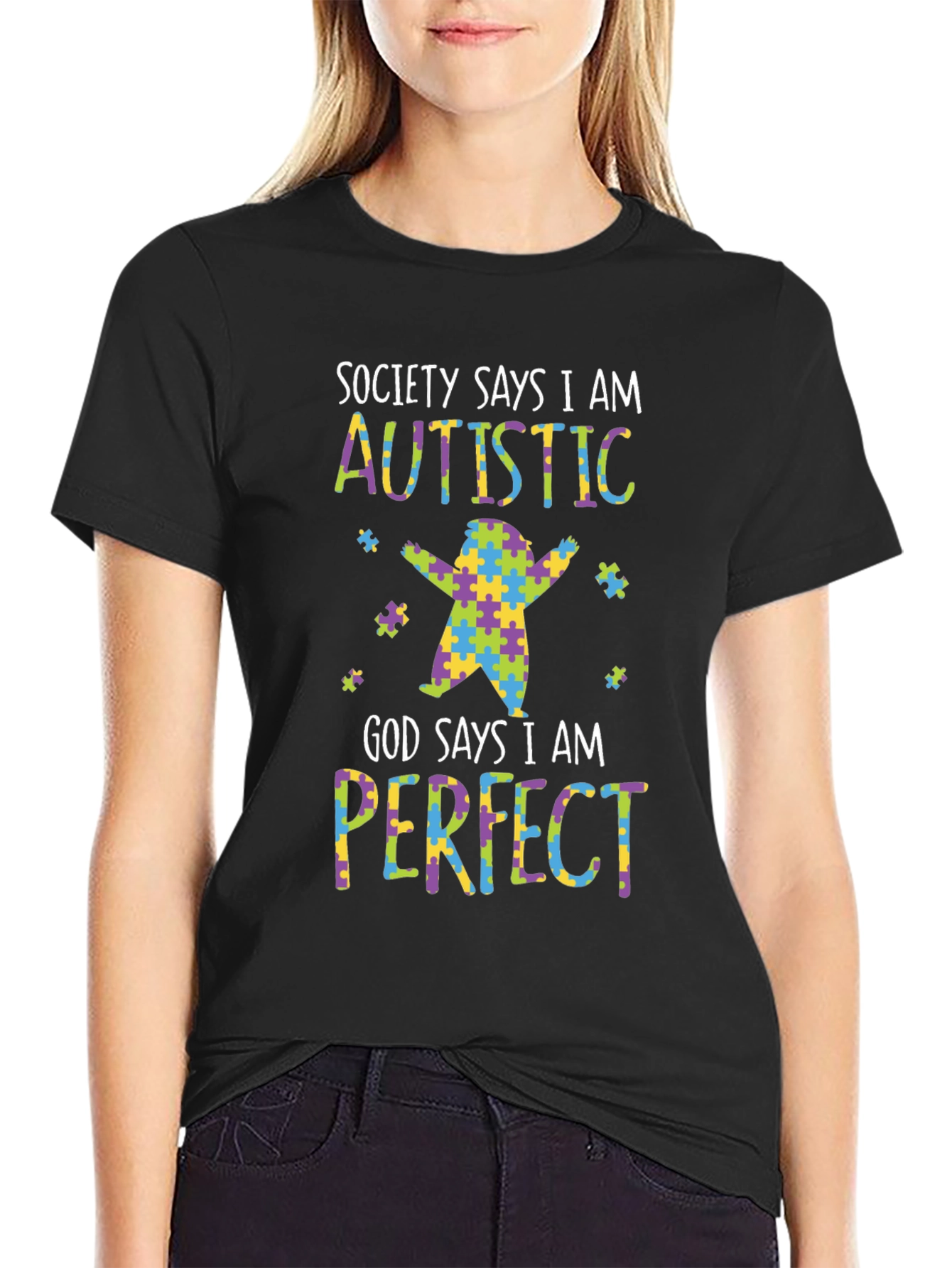 Autism Awareness Puzzle Piece T-Shirt