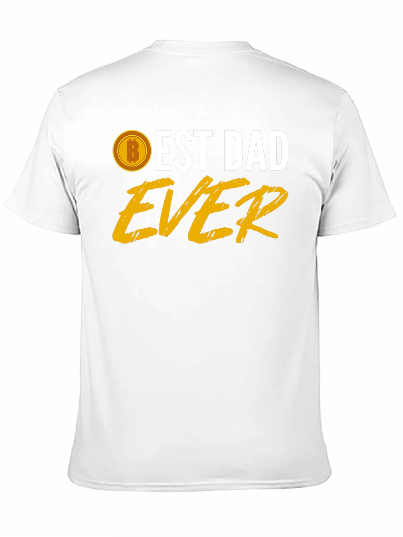 Best Dad Ever Bitcoin T-Shirt - Fathers Day Gift