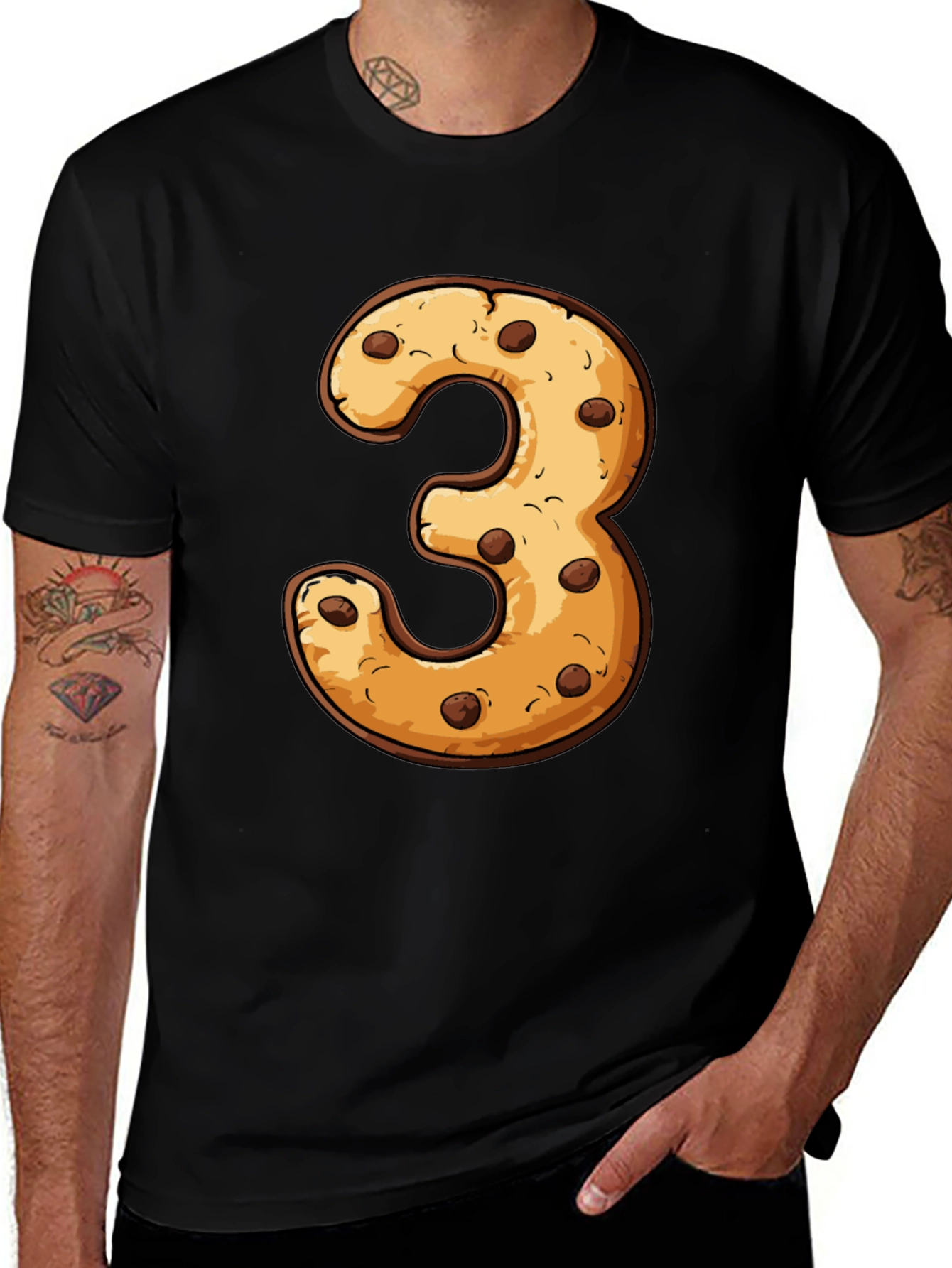 Cookie Number 3 Birthday T-Shirt